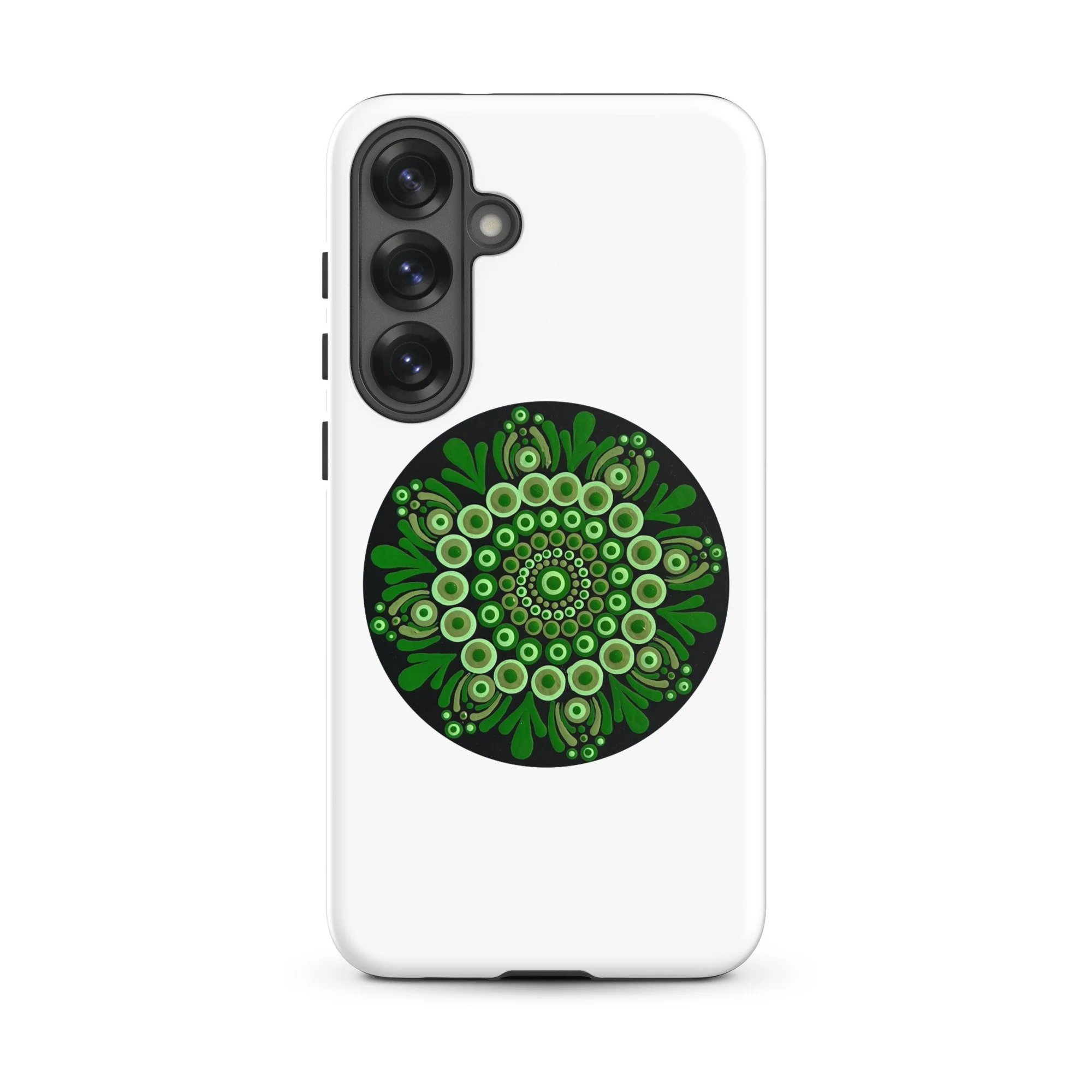 Tough Case For Samsung Green Mandala