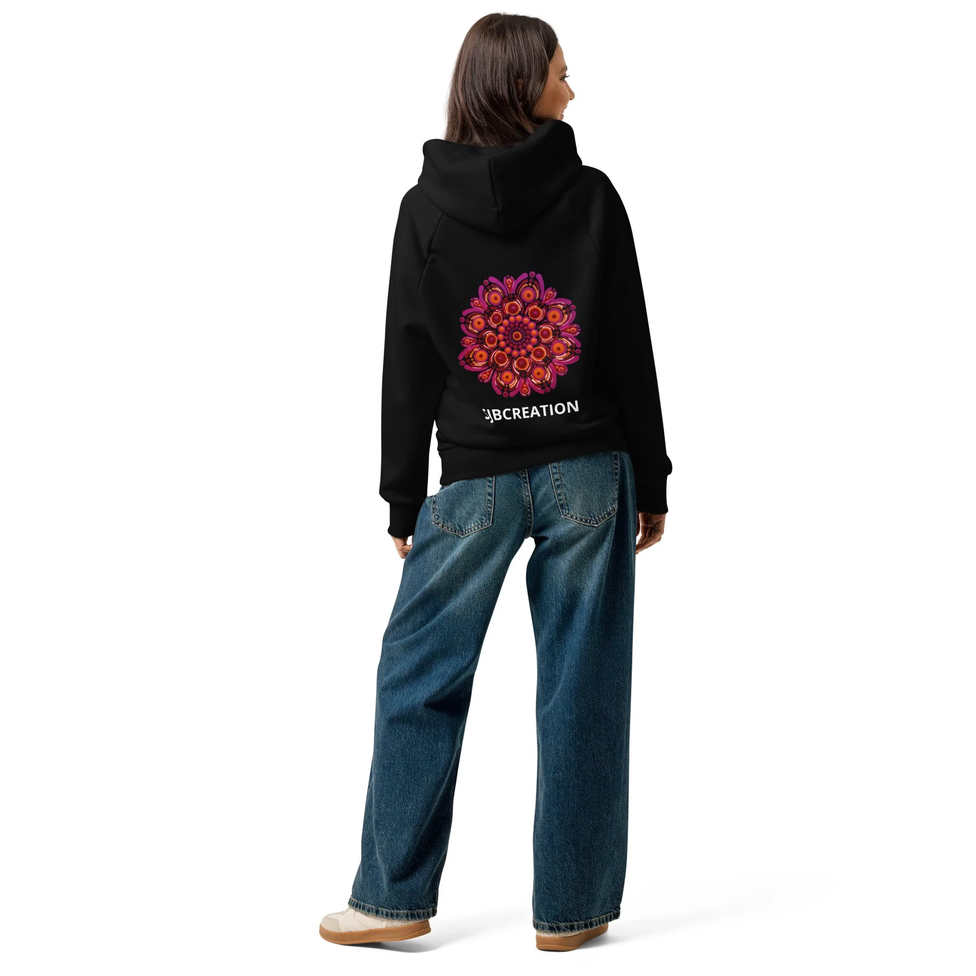 Unisex Super Heavyweight Hoodie | Back Mandala
