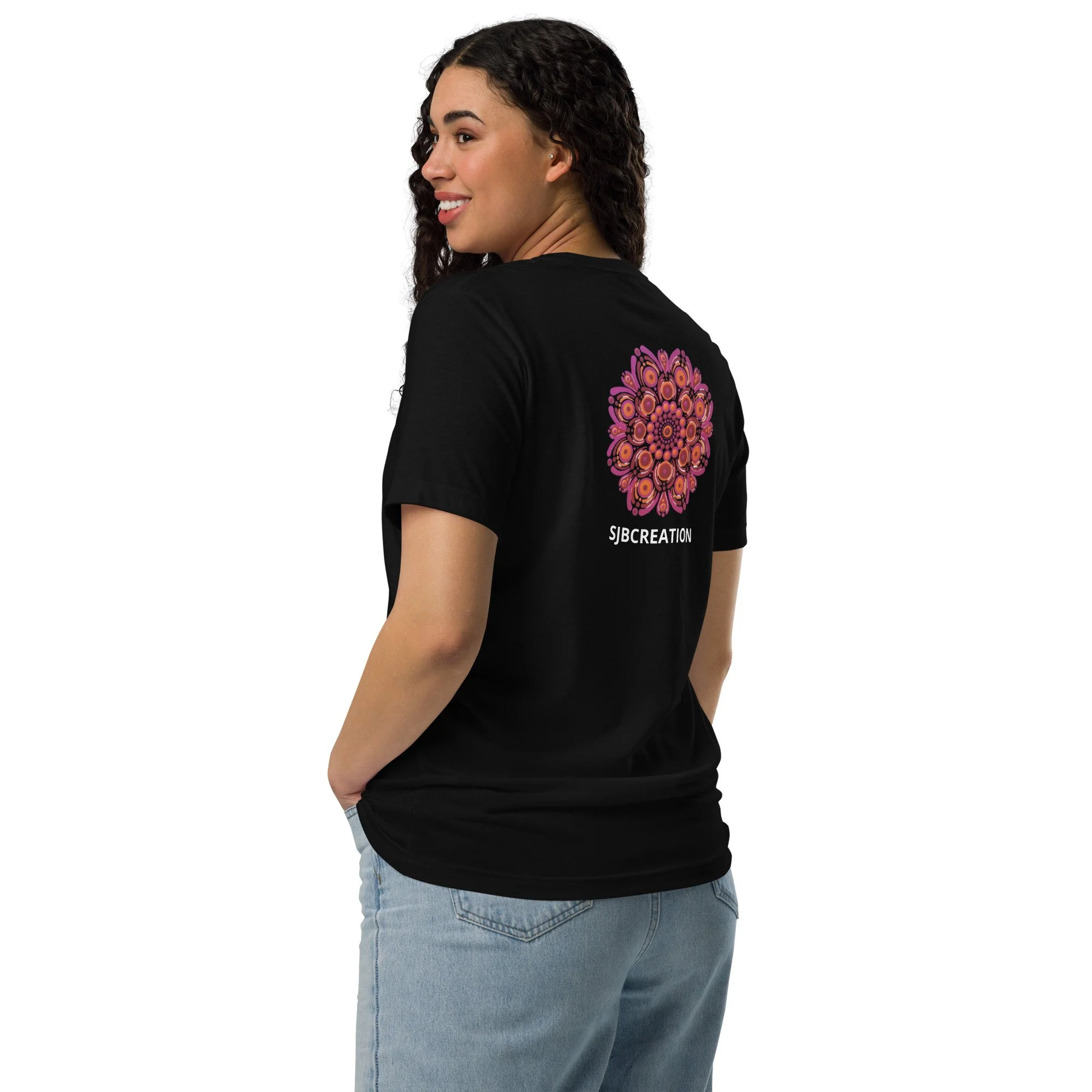 Unisex T-shirt - Bright Back Mandala