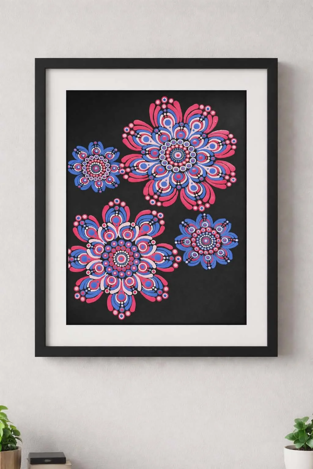 Mandala Painting A3 (FRAME NOT INCLUDED)