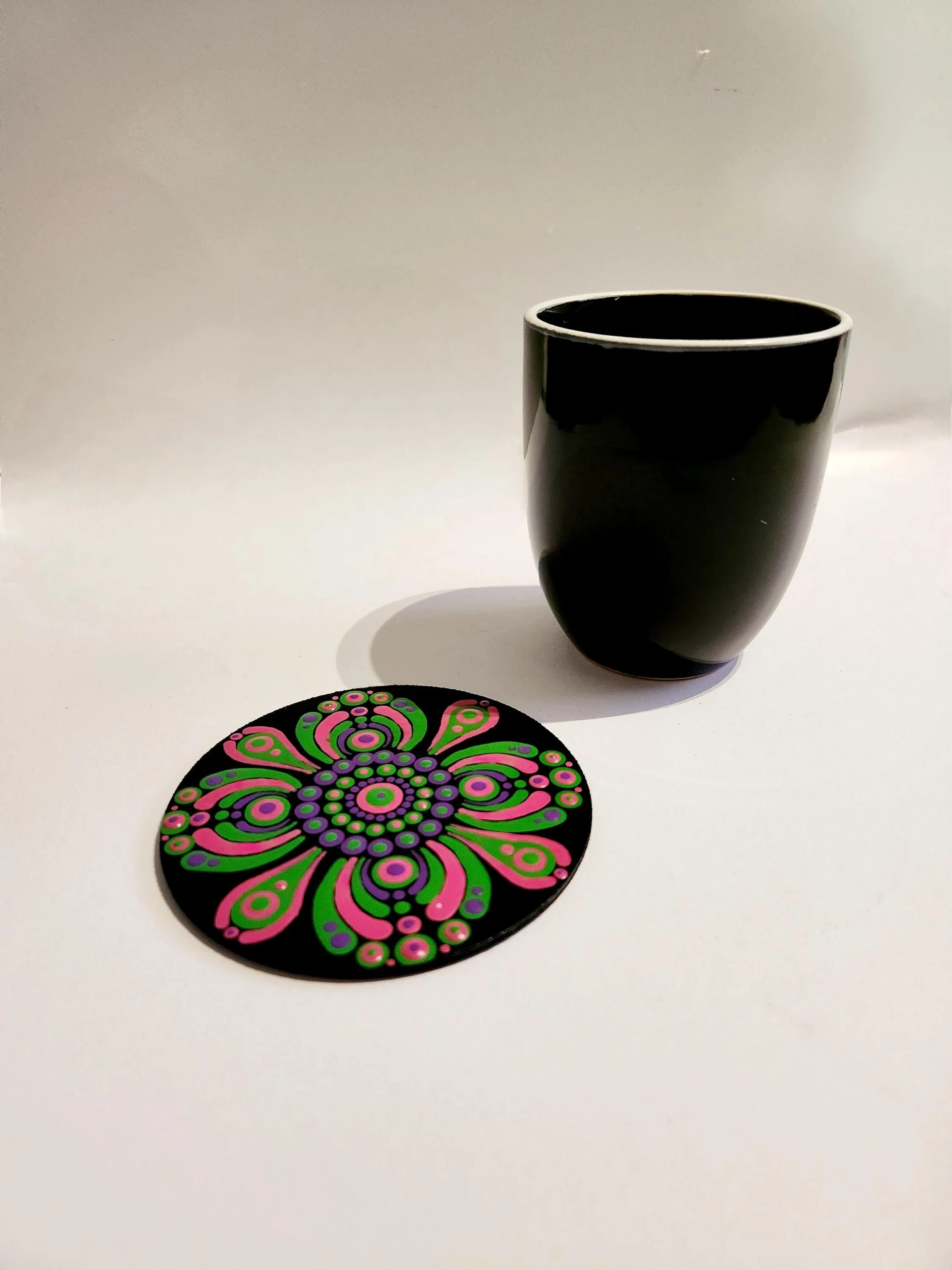 Mandala Cork Coaster