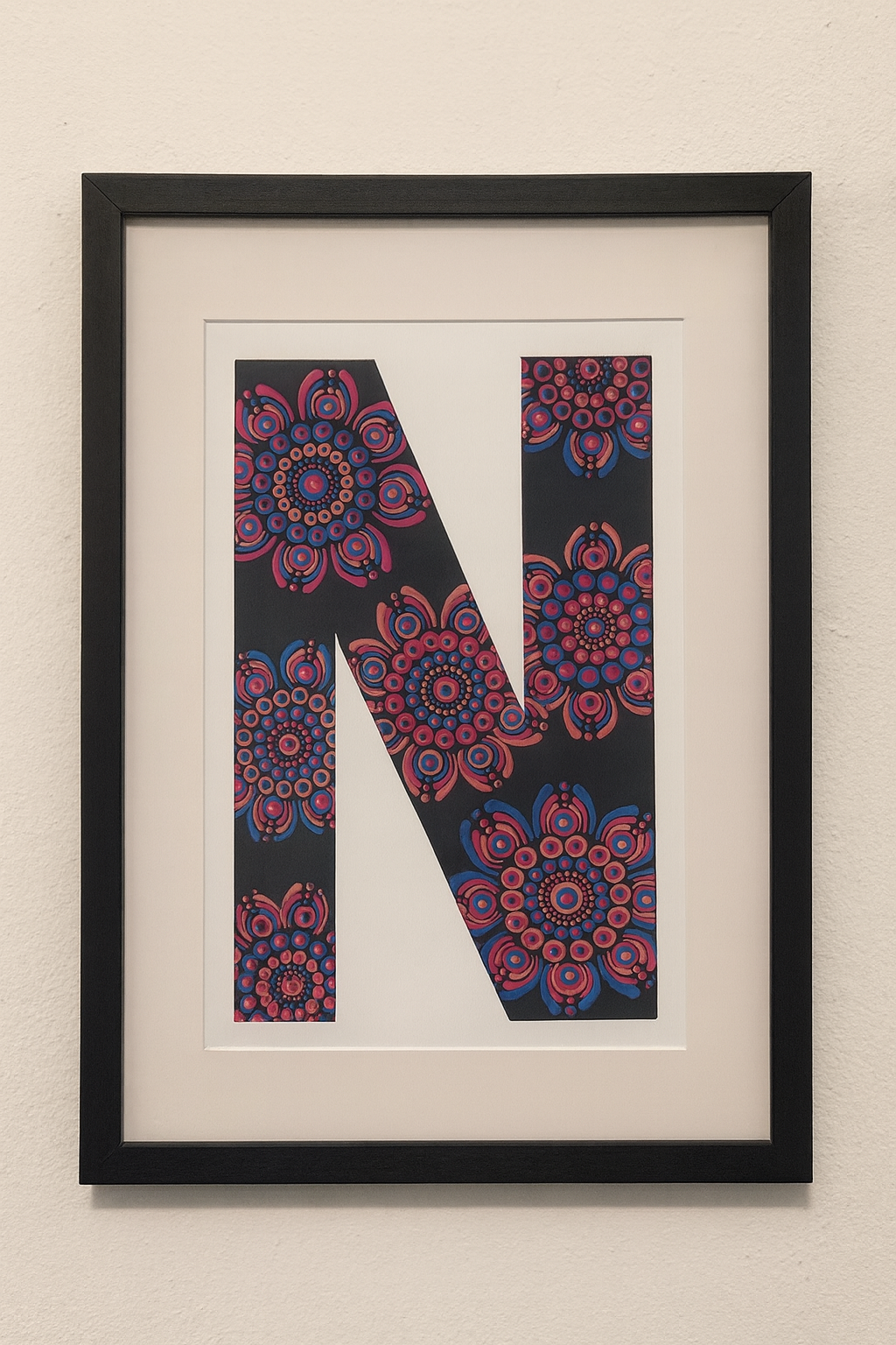 Mandala _N_ Artwork in Black Frame.png