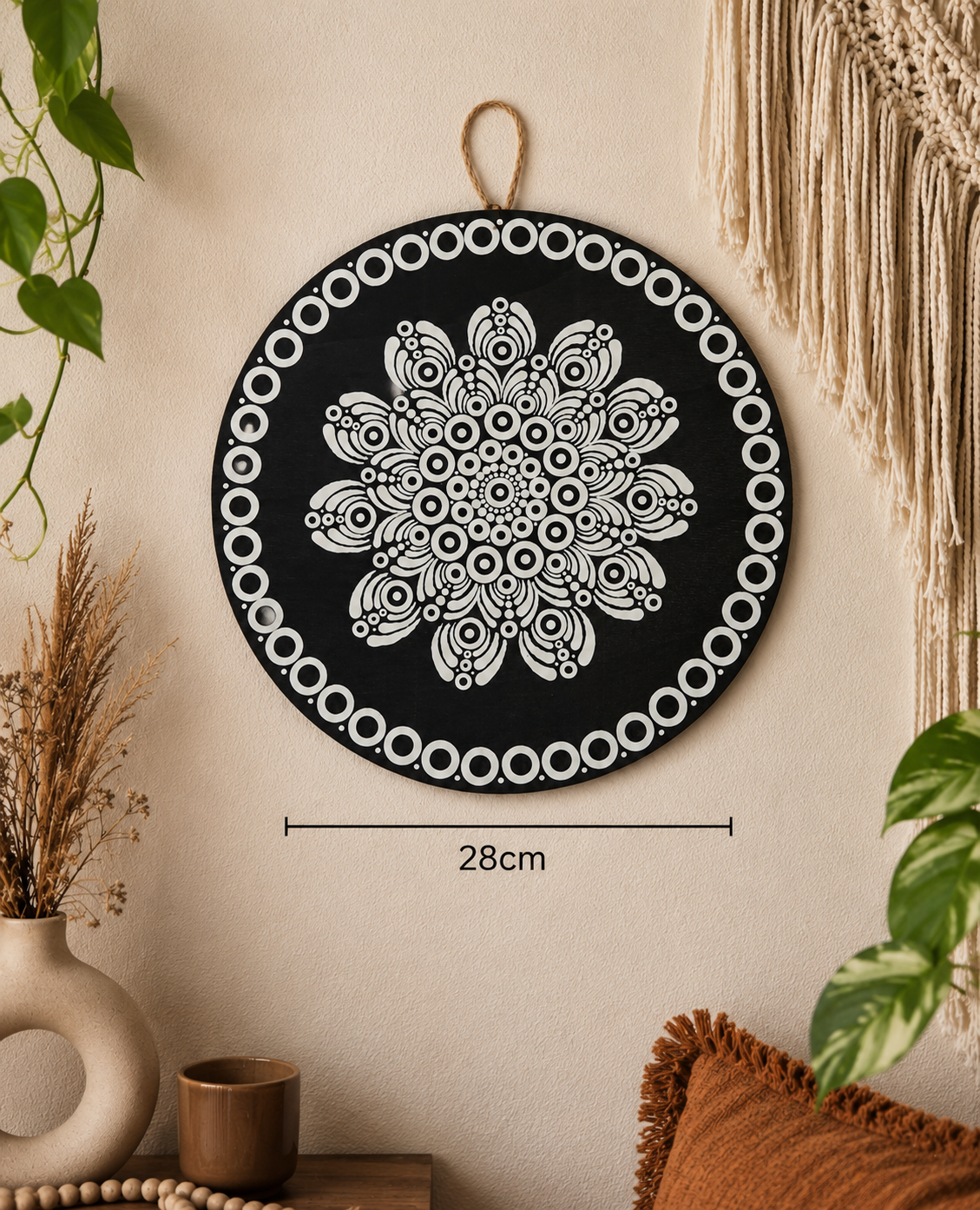 Mandala Acrylic Painting  - One Of A Kind Artwork