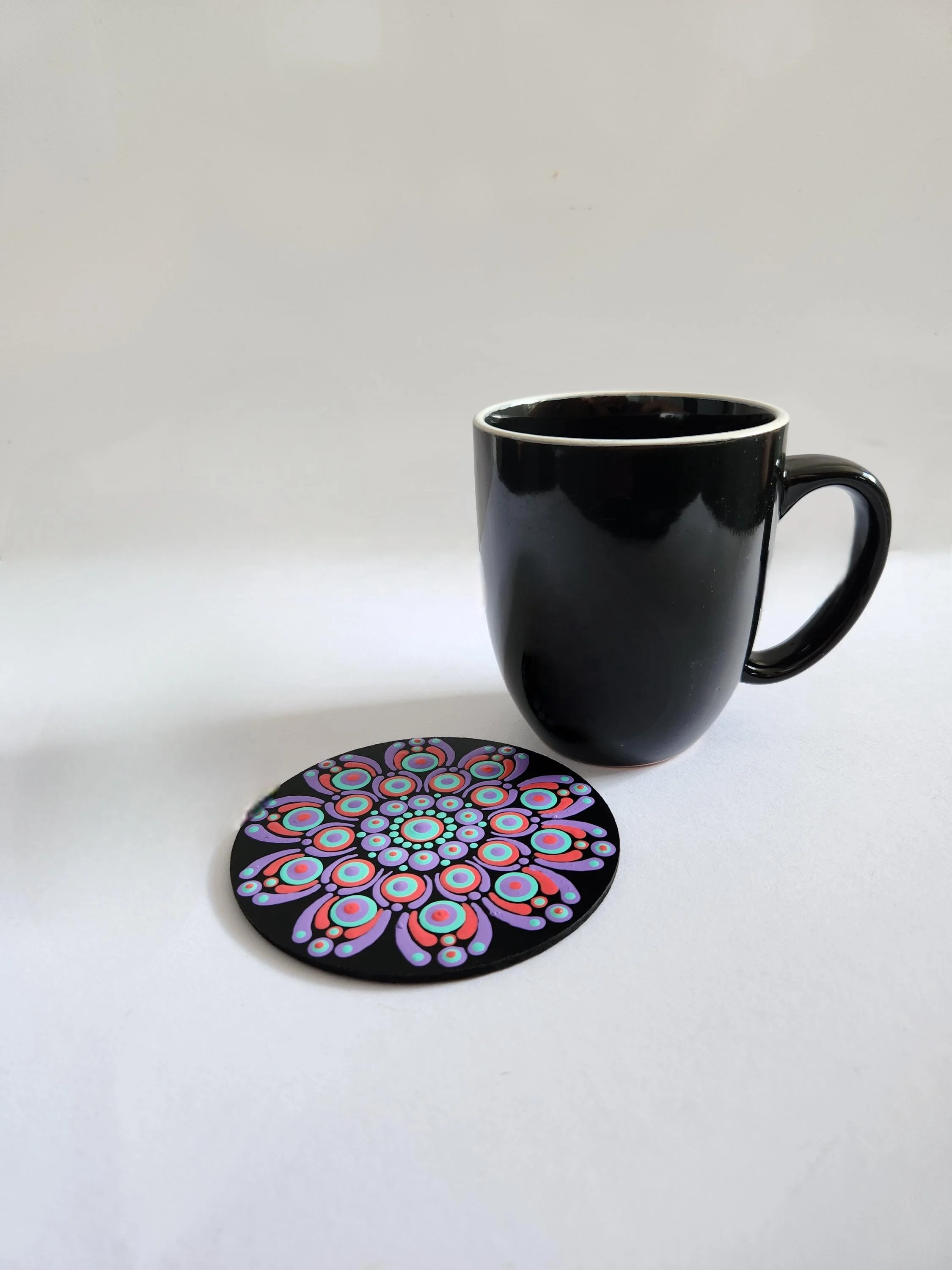 Mandala Cork Coaster