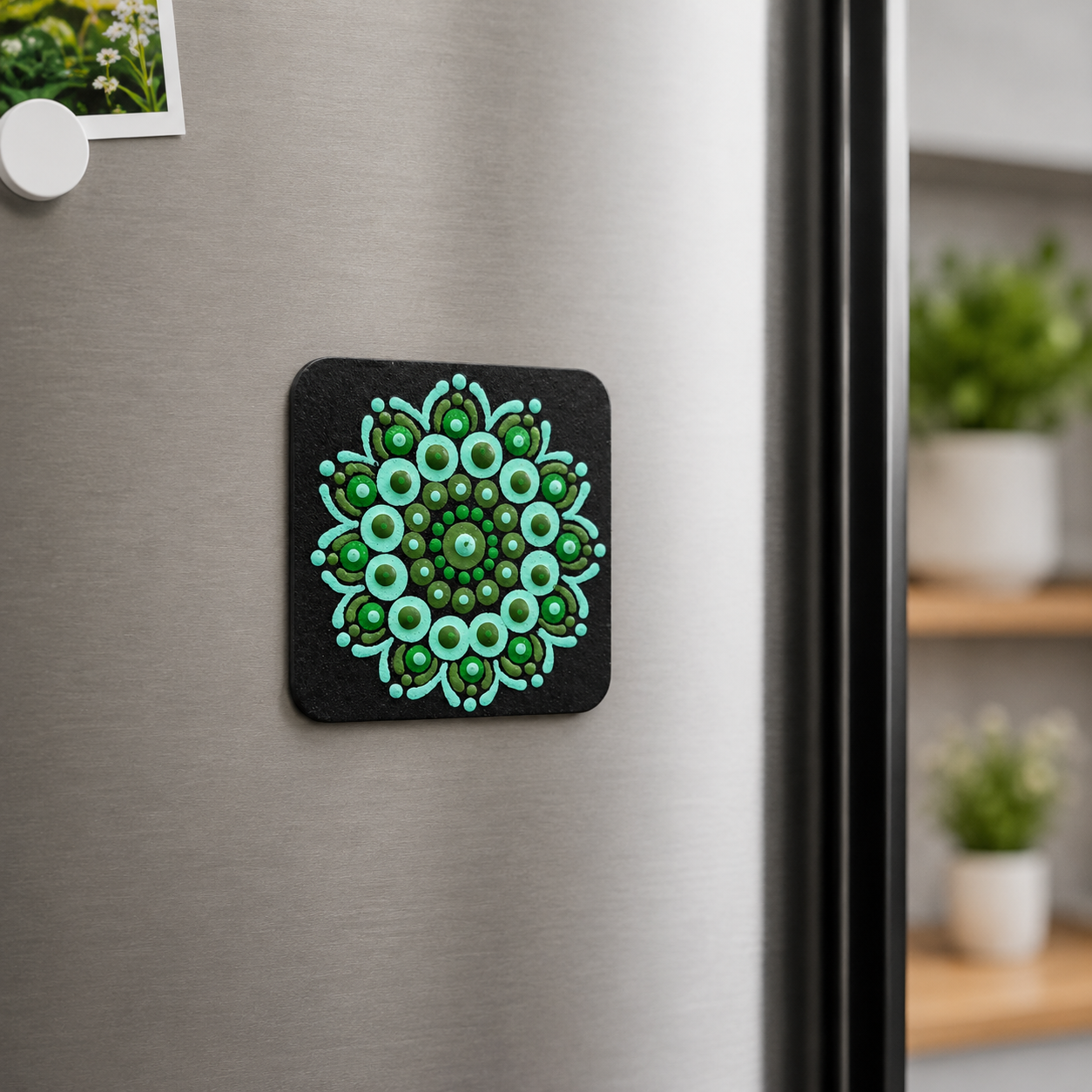 Mini Mandala Fridge Magnet - One Of A Kind