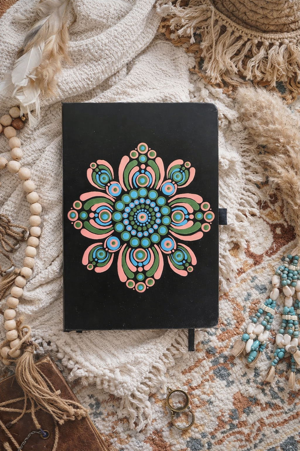 Hand Painted A5 Notebook - One Of A Kind Artwork