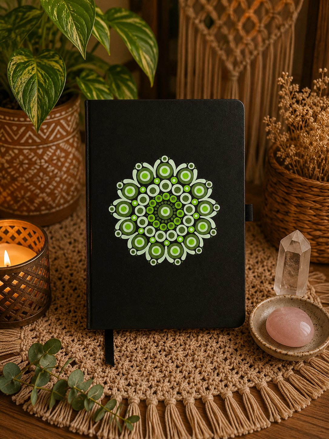 Hand Painted A5 Notebook - One Of A Kind Artwork