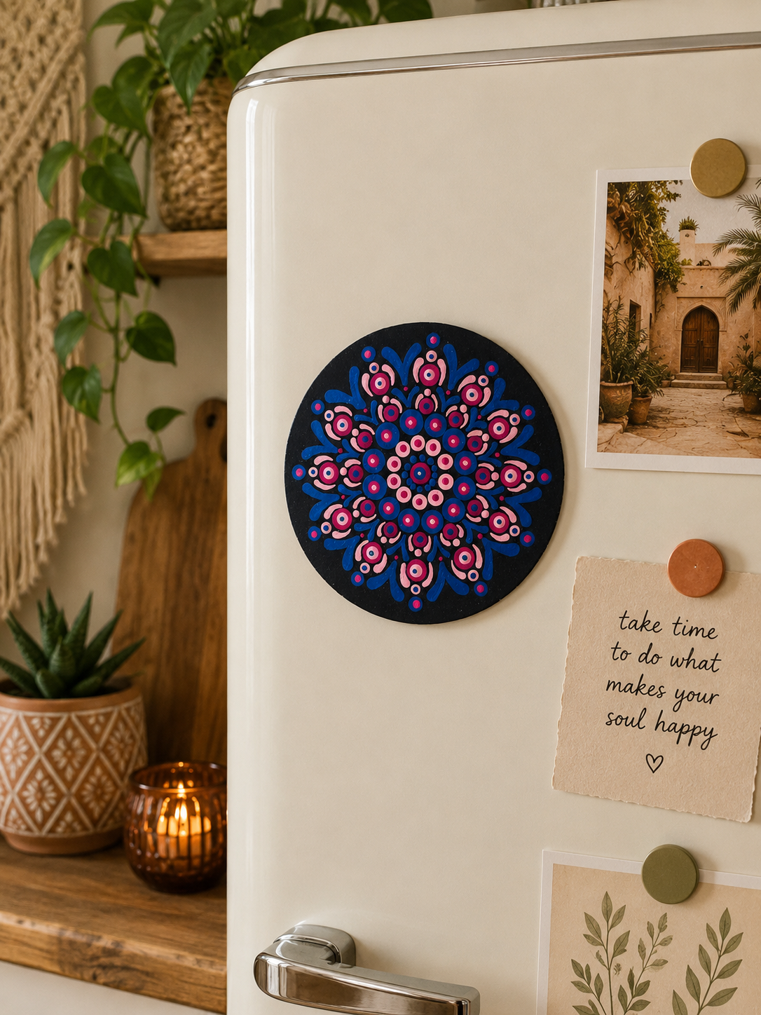 Magnet - 9cm Wide  - One Of A Kind Artwork