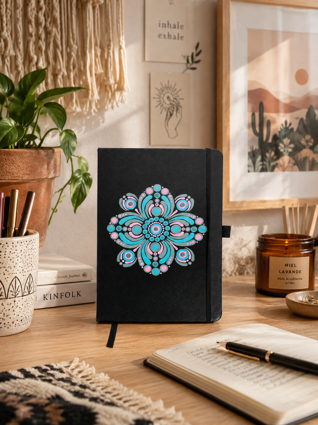 Hand Painted A5 Notebook - One Of A Kind Artwork