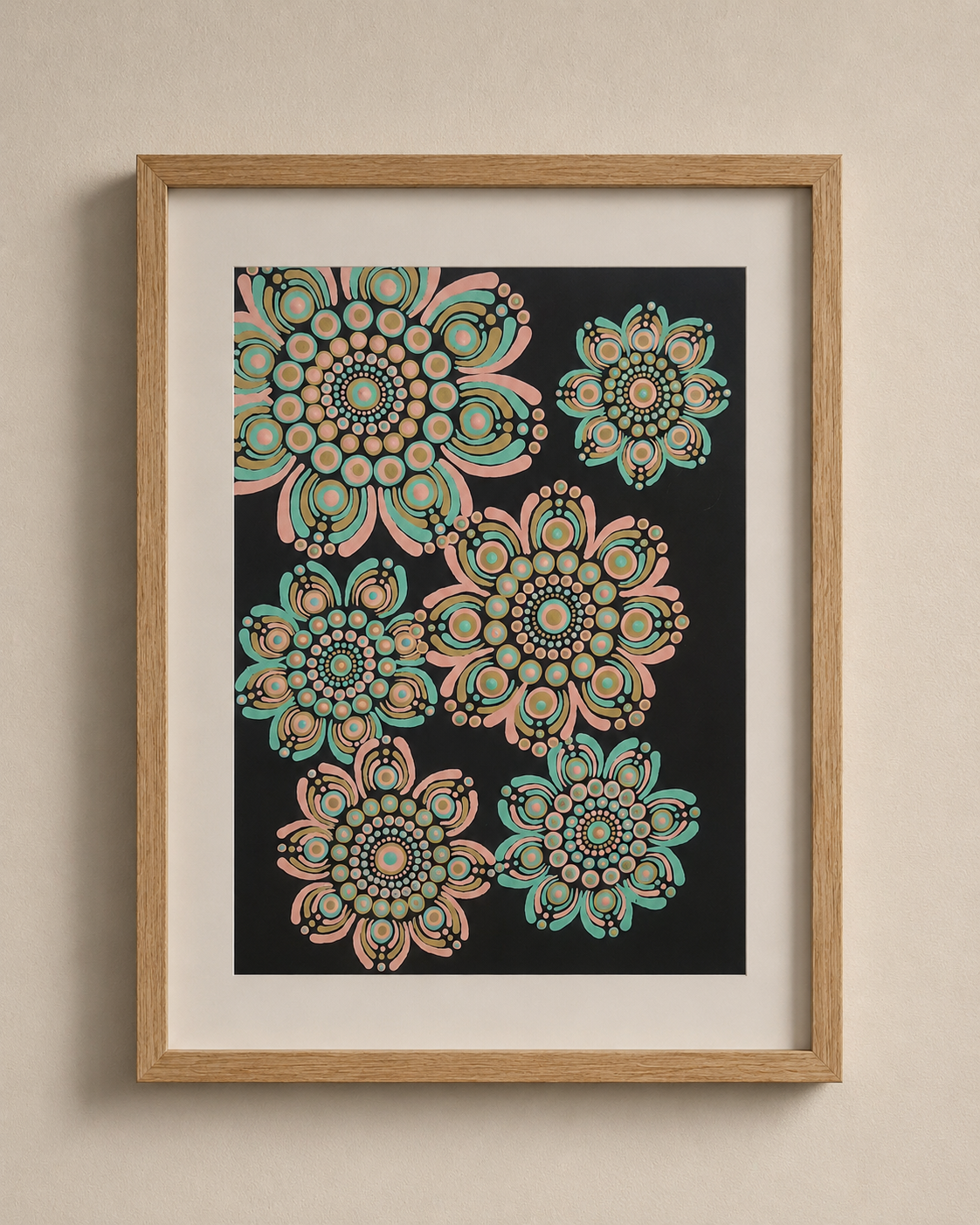 Mandala Painting A4 (FRAME NOT INCLUDED)