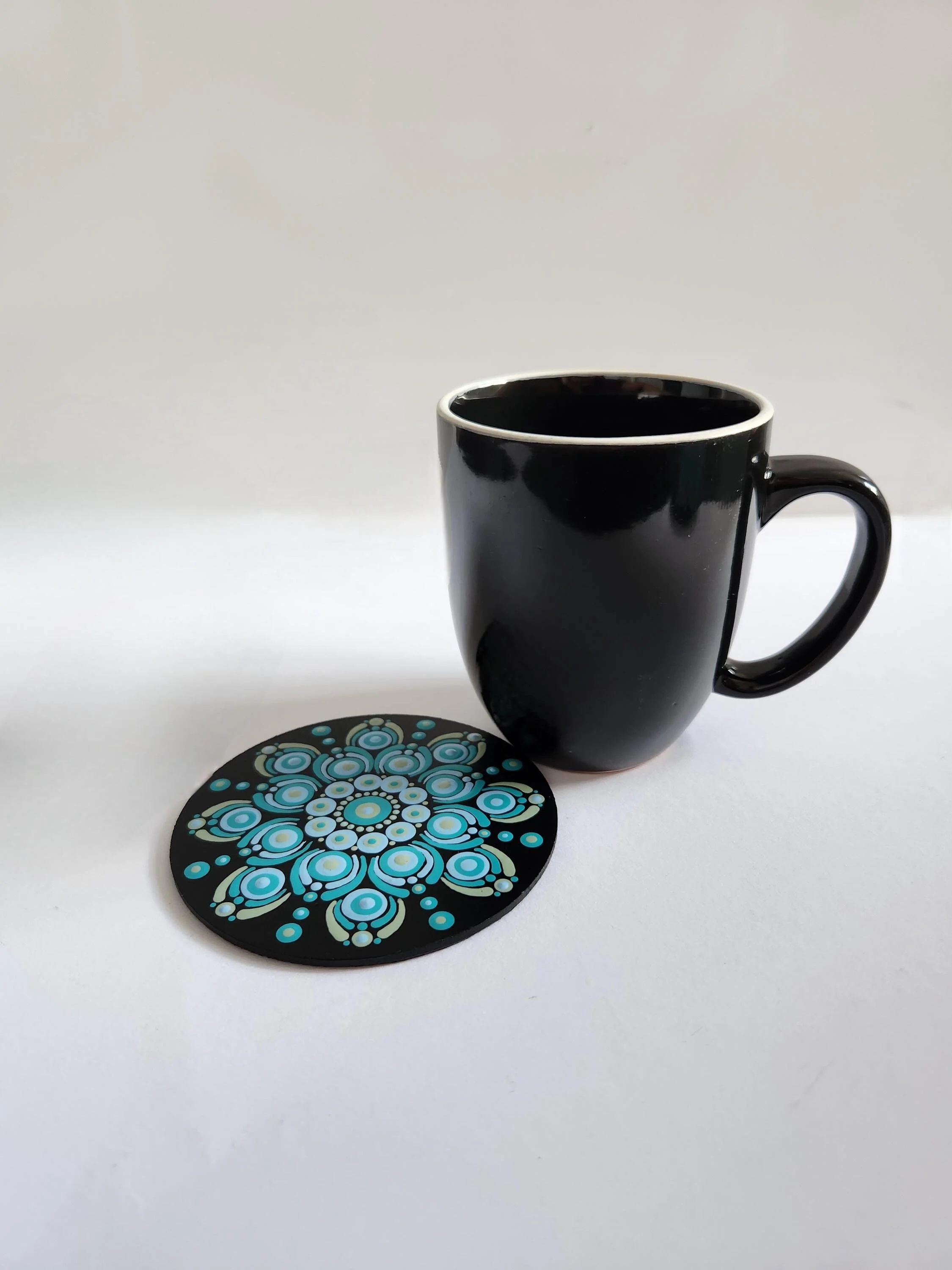 Mandala Cork Coaster