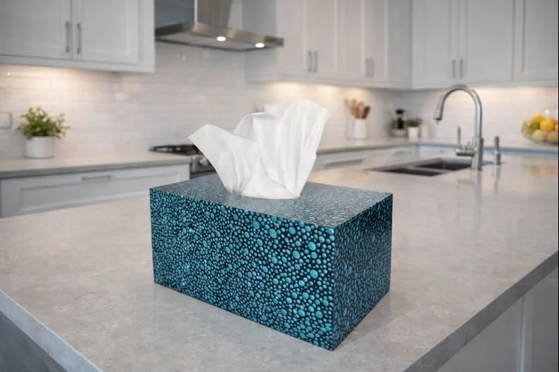 Polka Dot Tissue Box Cover