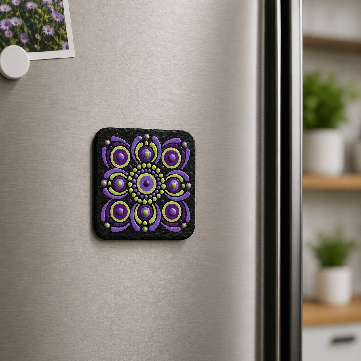 Mini Mandala Fridge Magnet - Only One Available
