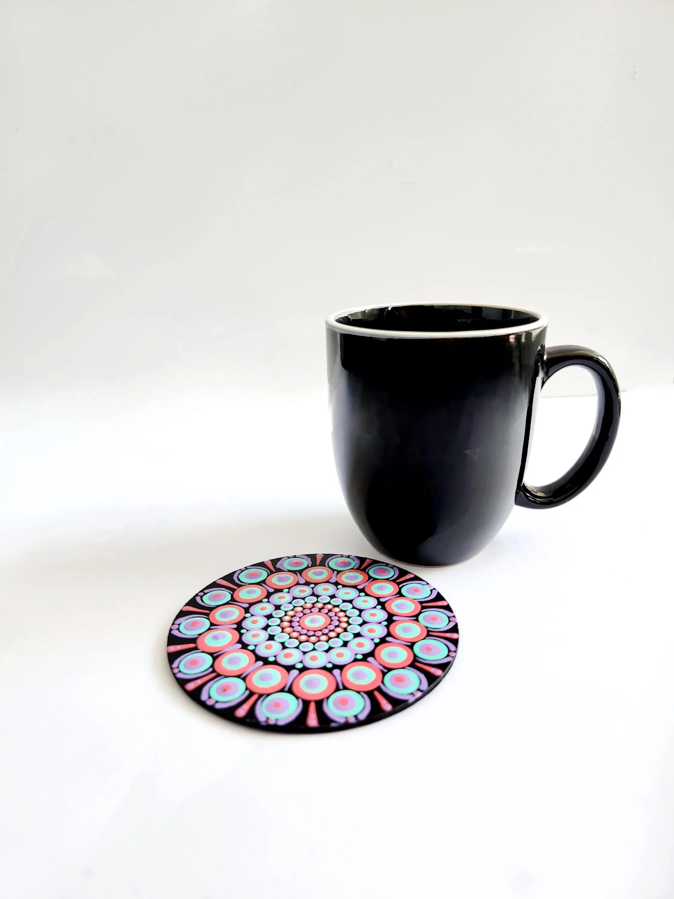 Mandala Cork Coaster