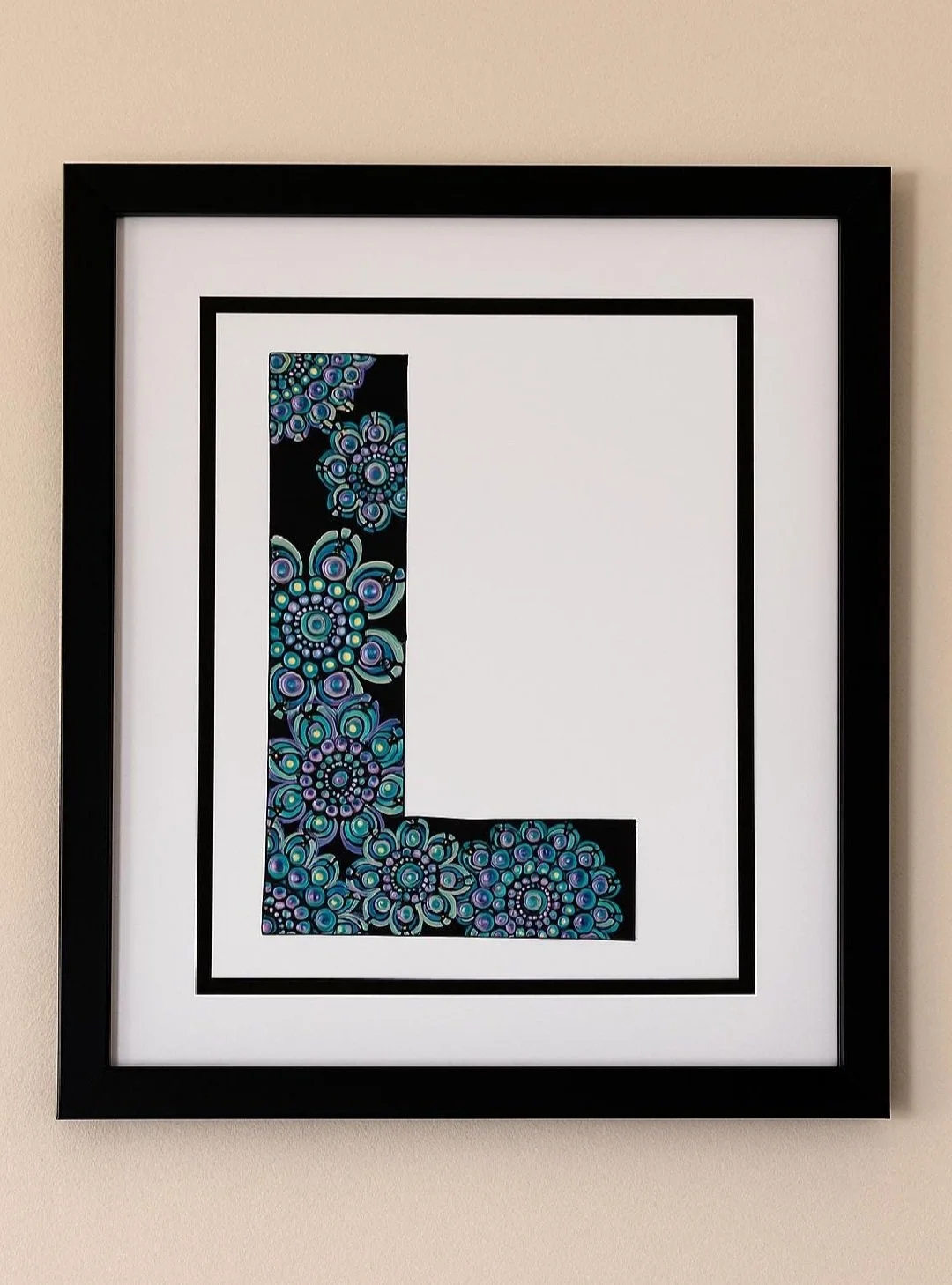 Mandala Initial Letter - L
