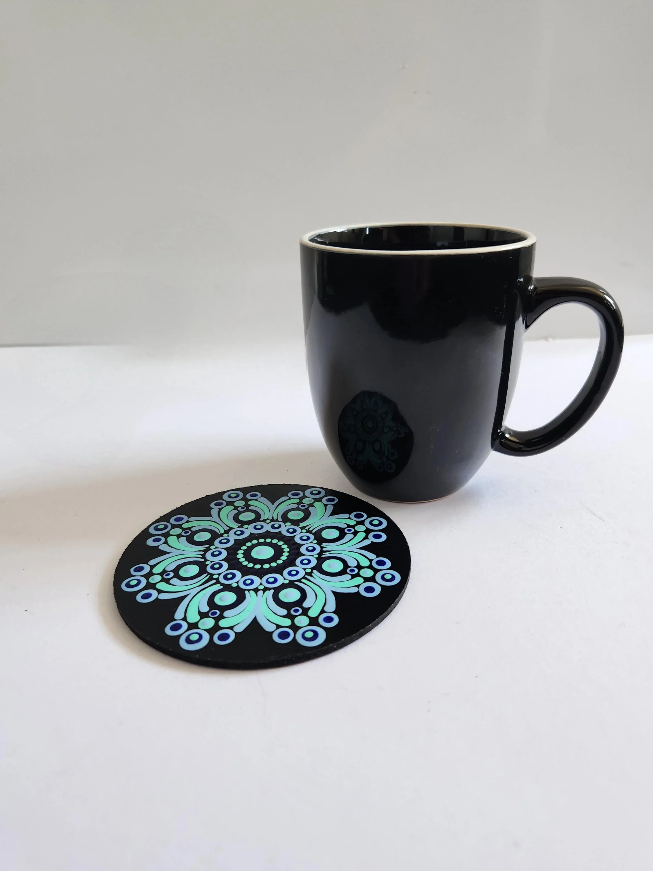 Mandala Cork Coaster