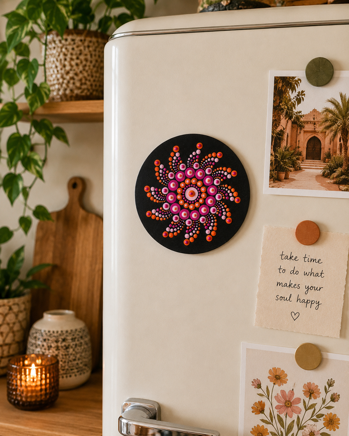 Magnet - 9cm Wide - One Of A Kind Artwork