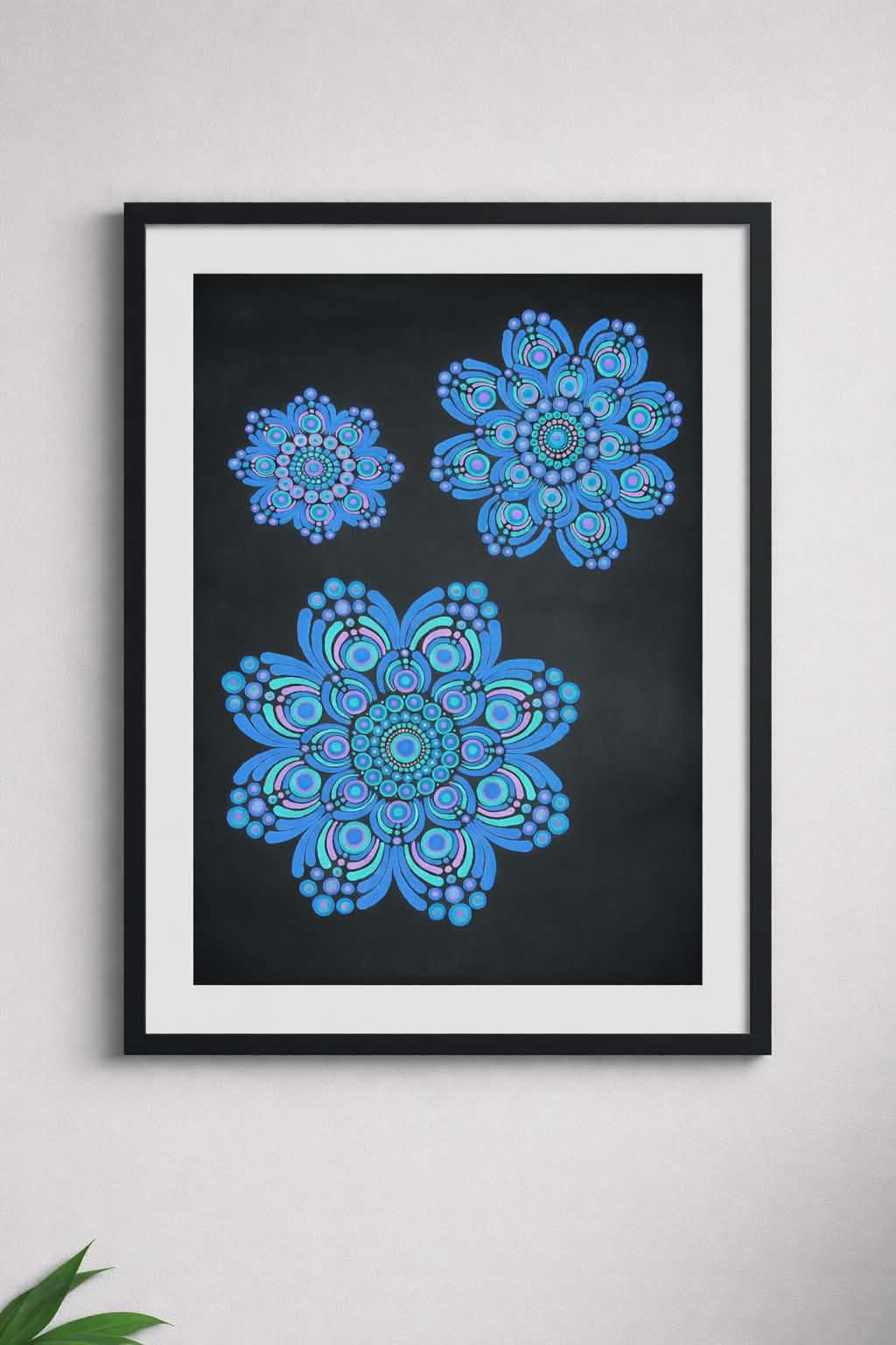 Mandala Painting A3 (FRAME NOT INCLUDED
