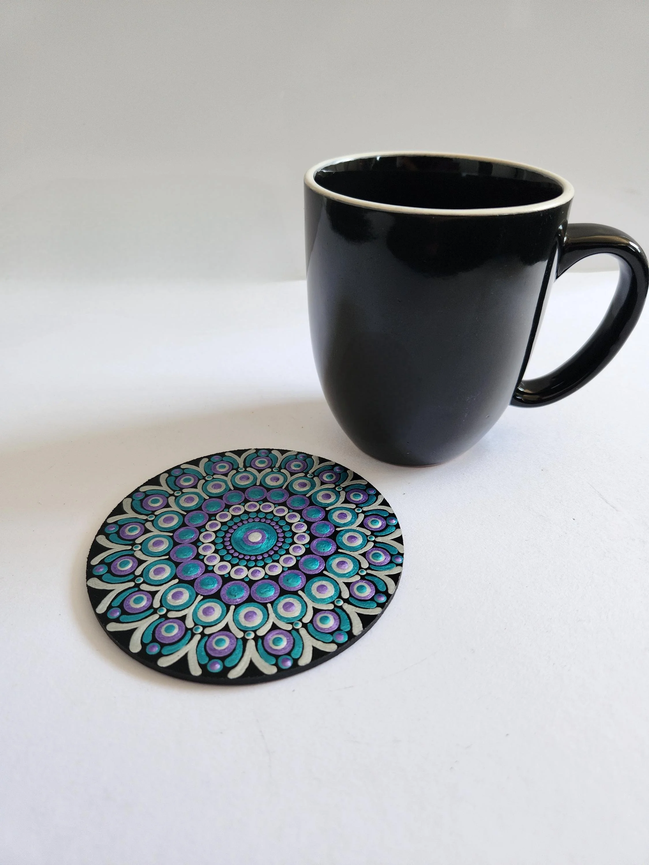 Mandala Cork Coaster