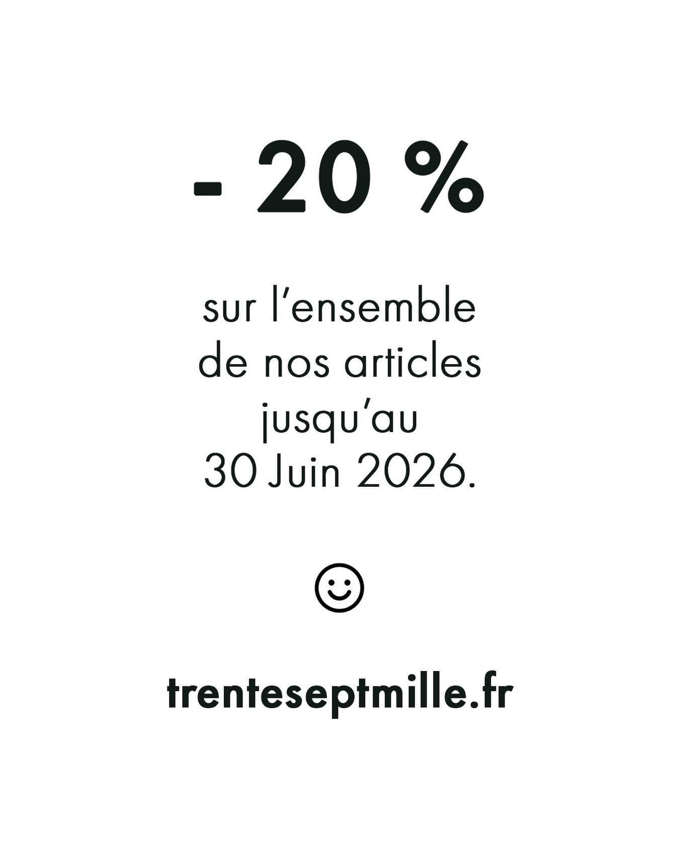 L&rsquo;&eacute;t&eacute; approche, les temp&eacute;ratures montent et il est temps de sortir ses plus beaux t-shirts !

Bonne nouvelle : tous nos articles sont &agrave; -20 % 🥳.
Si vous souhaitez acqu&eacute;rir l&rsquo;un de nos derniers exemplair