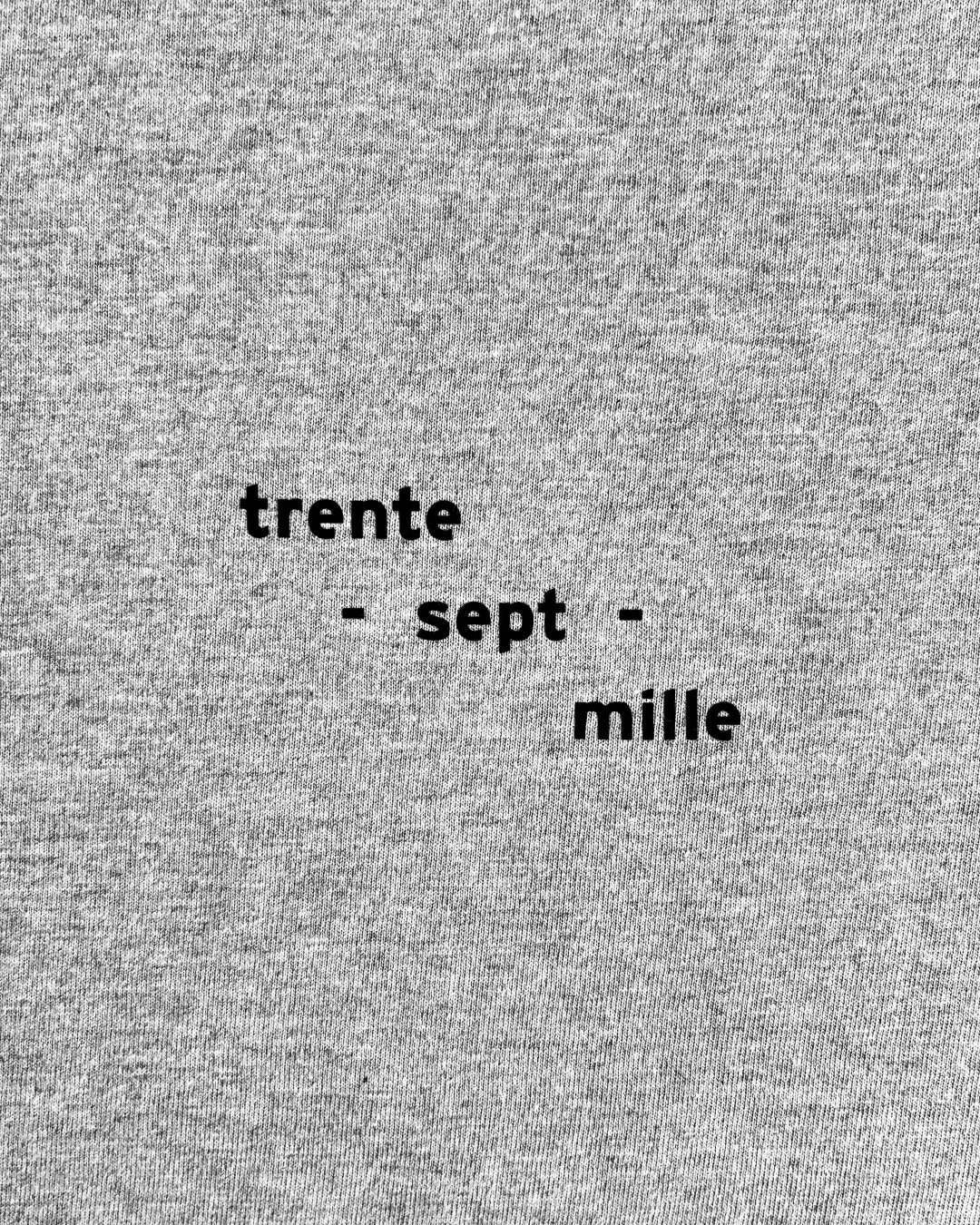 Tshirt-37000-GrisChiné/Noir-Logo-Face