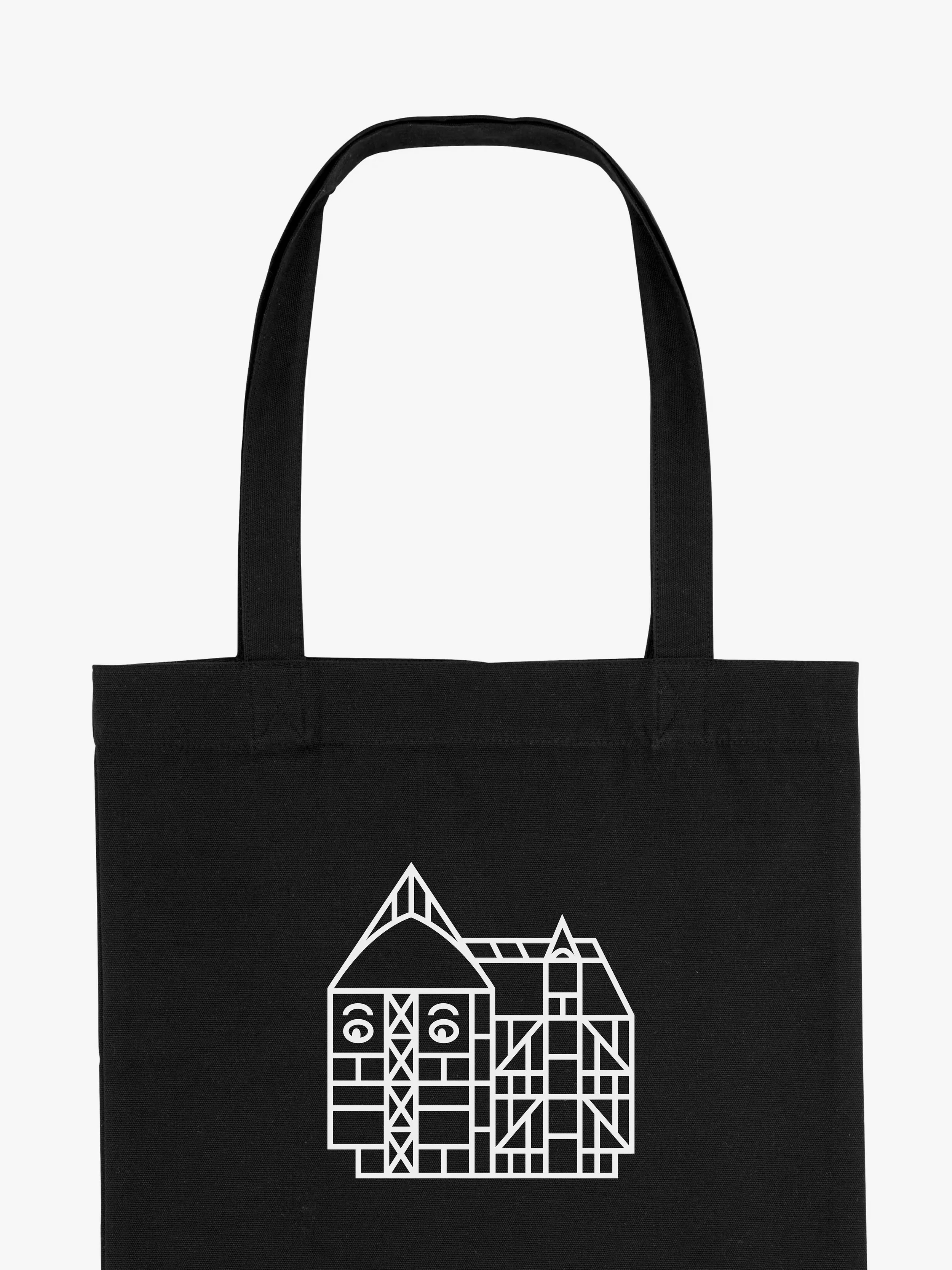 Tote bag Plume / Noir - Blanc