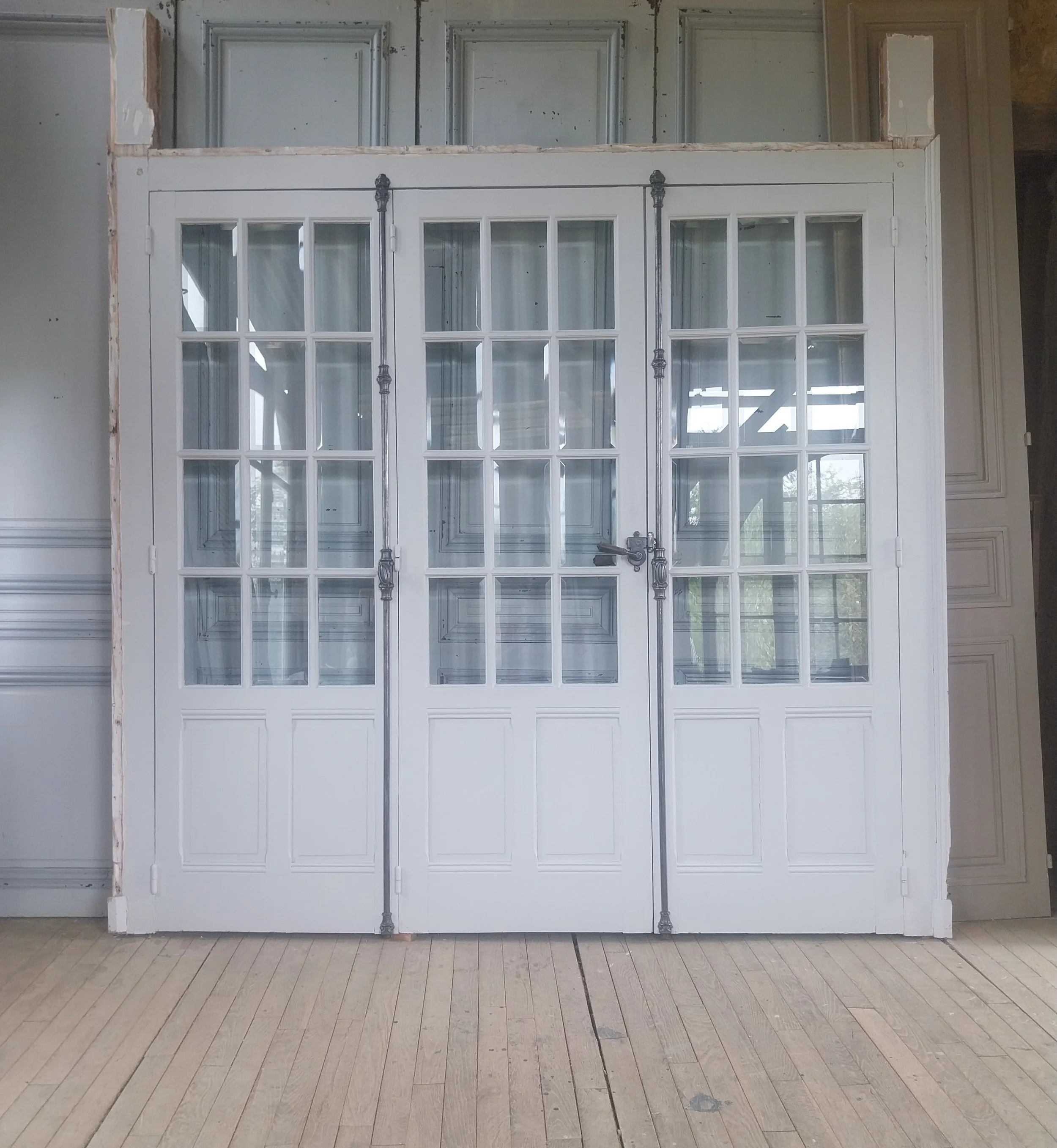 Ensemble de menuiserie architecturale Belle Époque – Fin XIXe siècle
