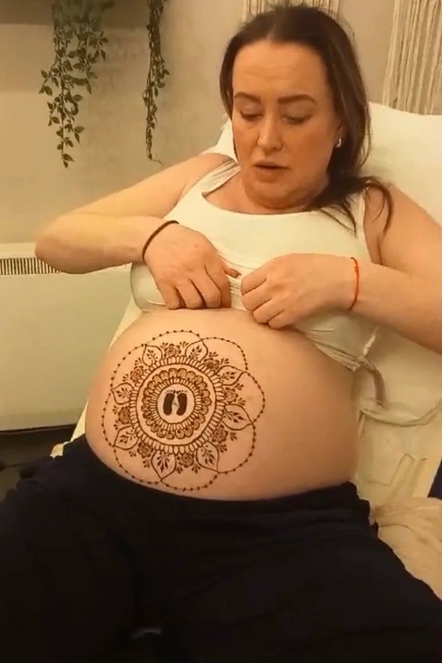 a Mum at a Satya Sanctuary Baby Shower