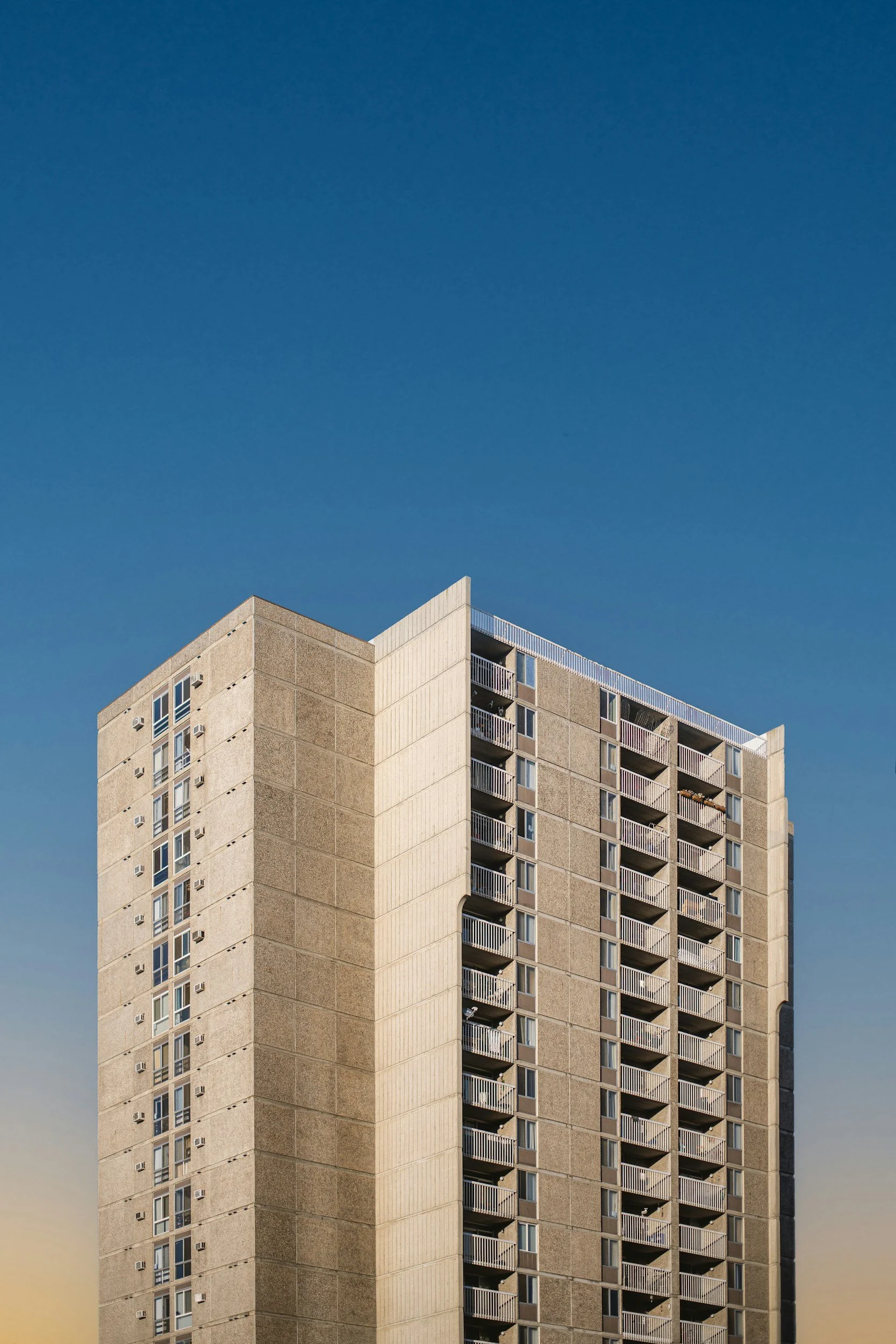 Higher-risk building facade requiring continuous risk assessment under BSA s.83–84