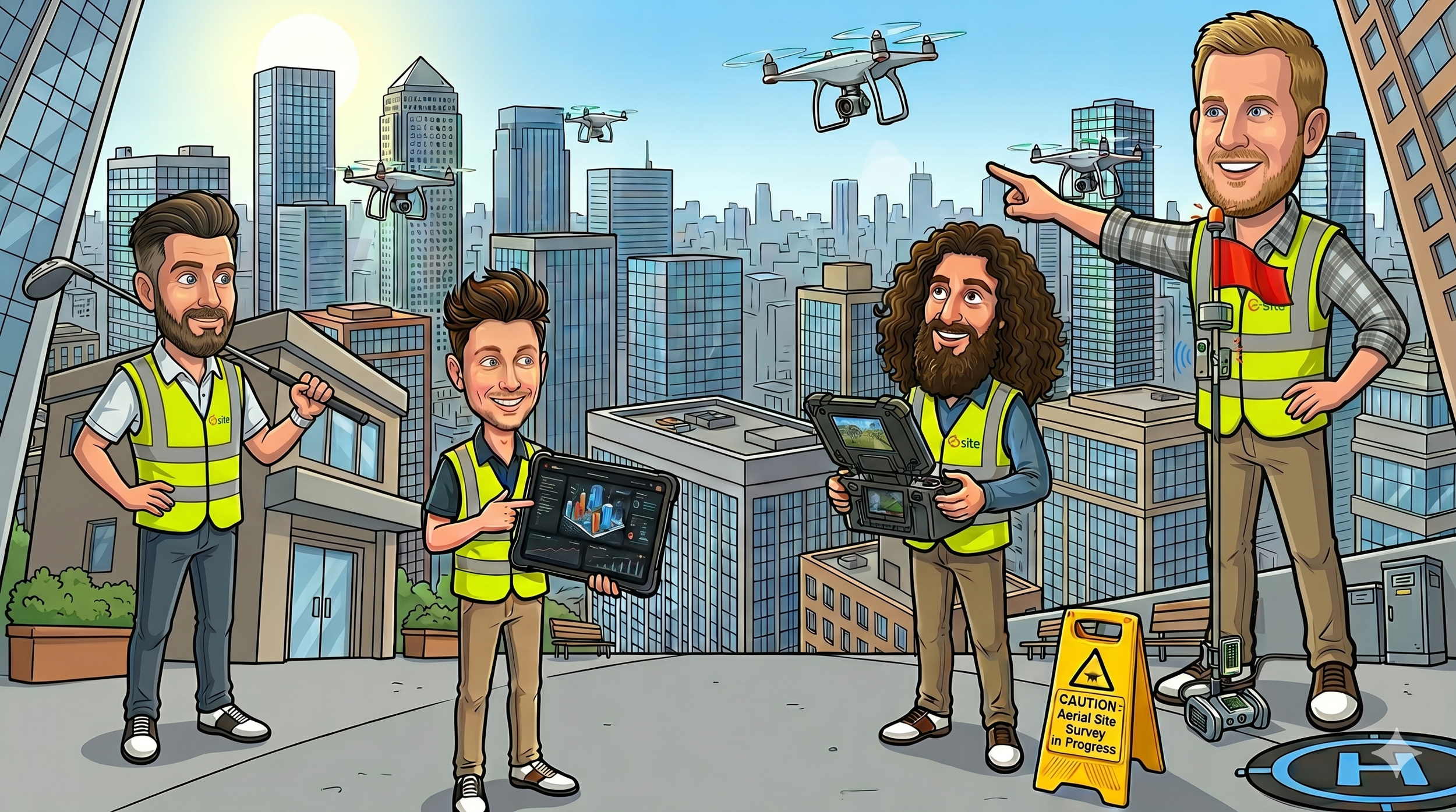 The Ovrsite founding team - UK building intelligence company