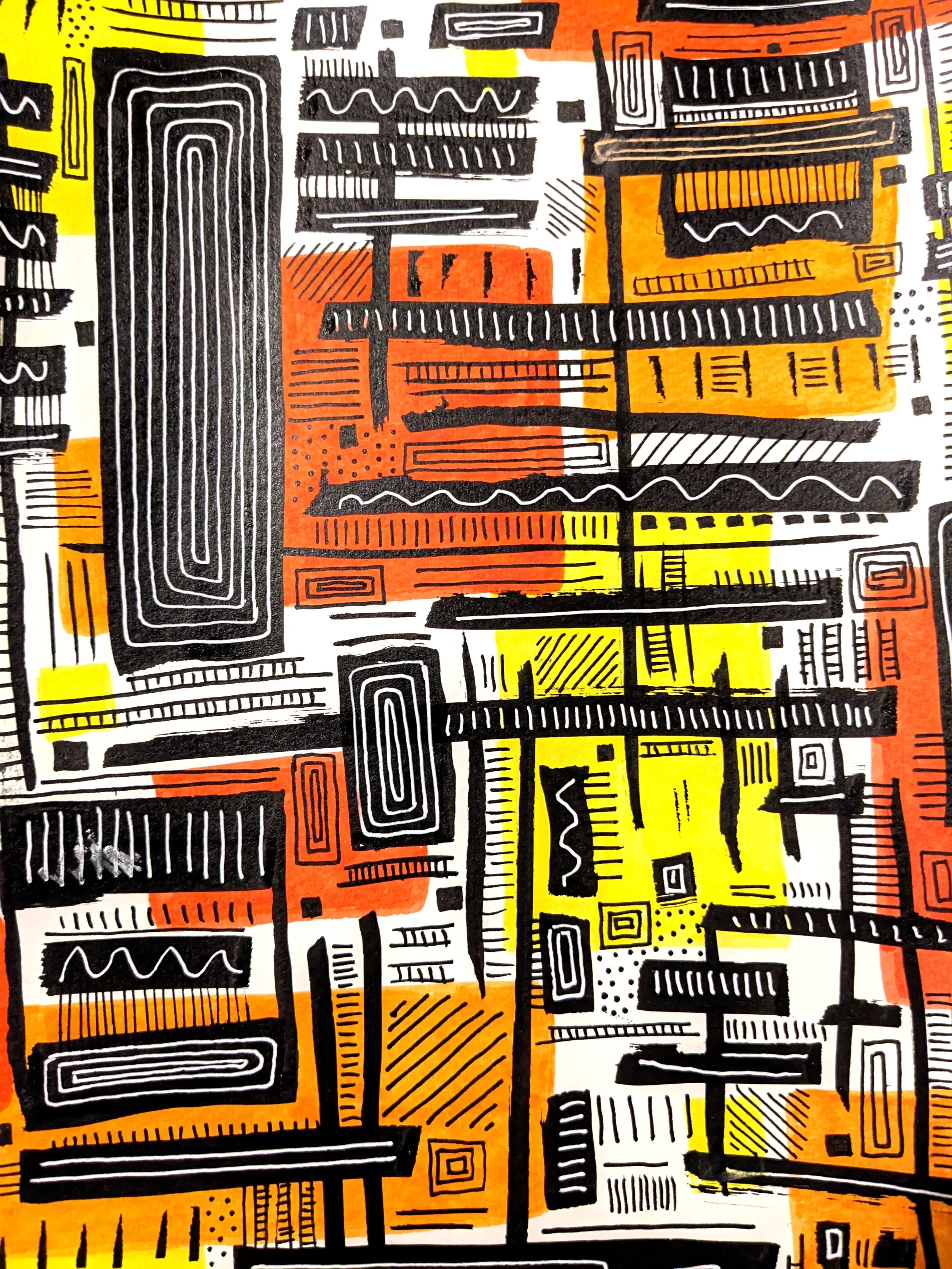 Using felt pens out of desperation