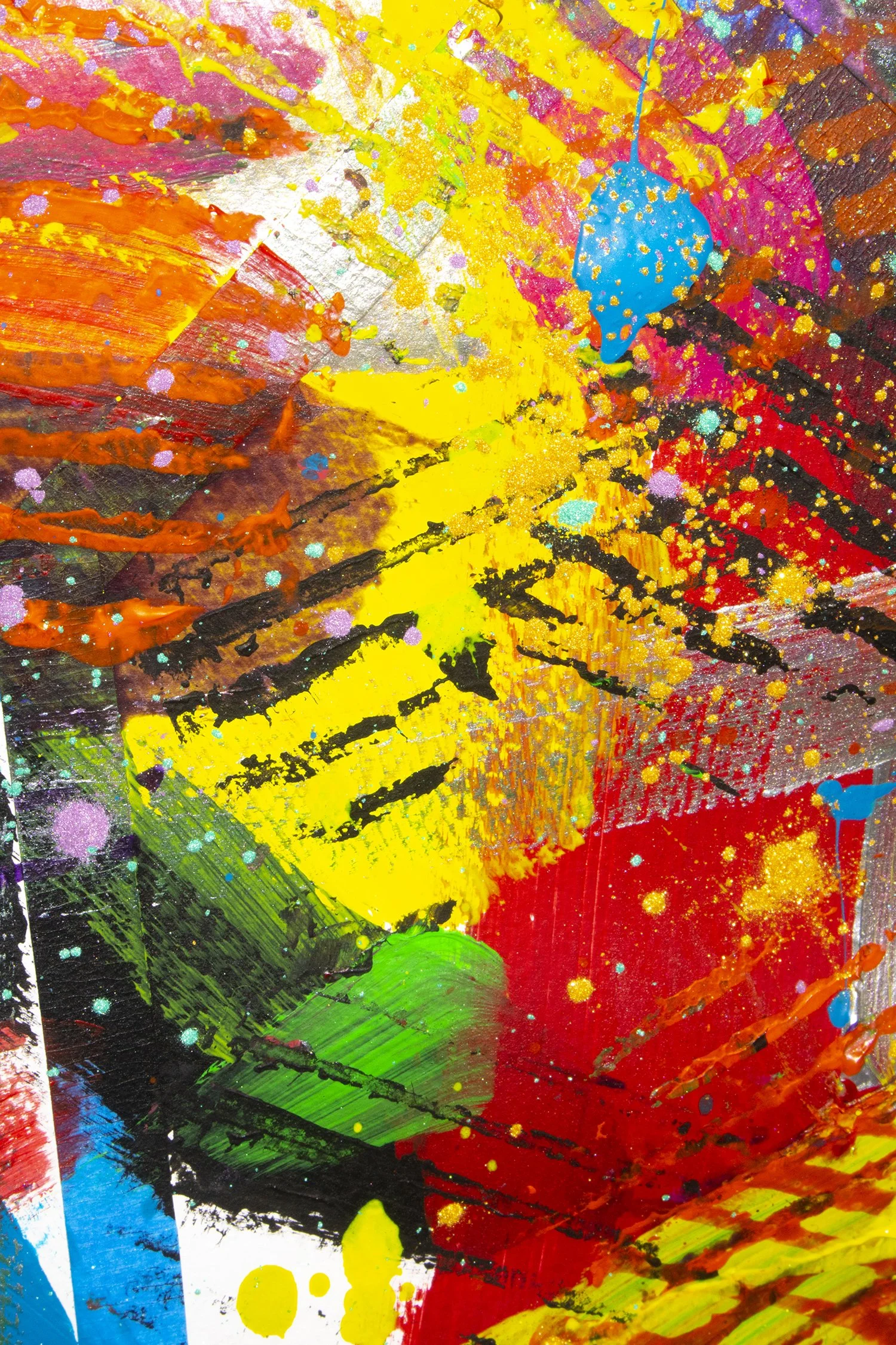 Throwing Everything on the Canvas. Paint and Play