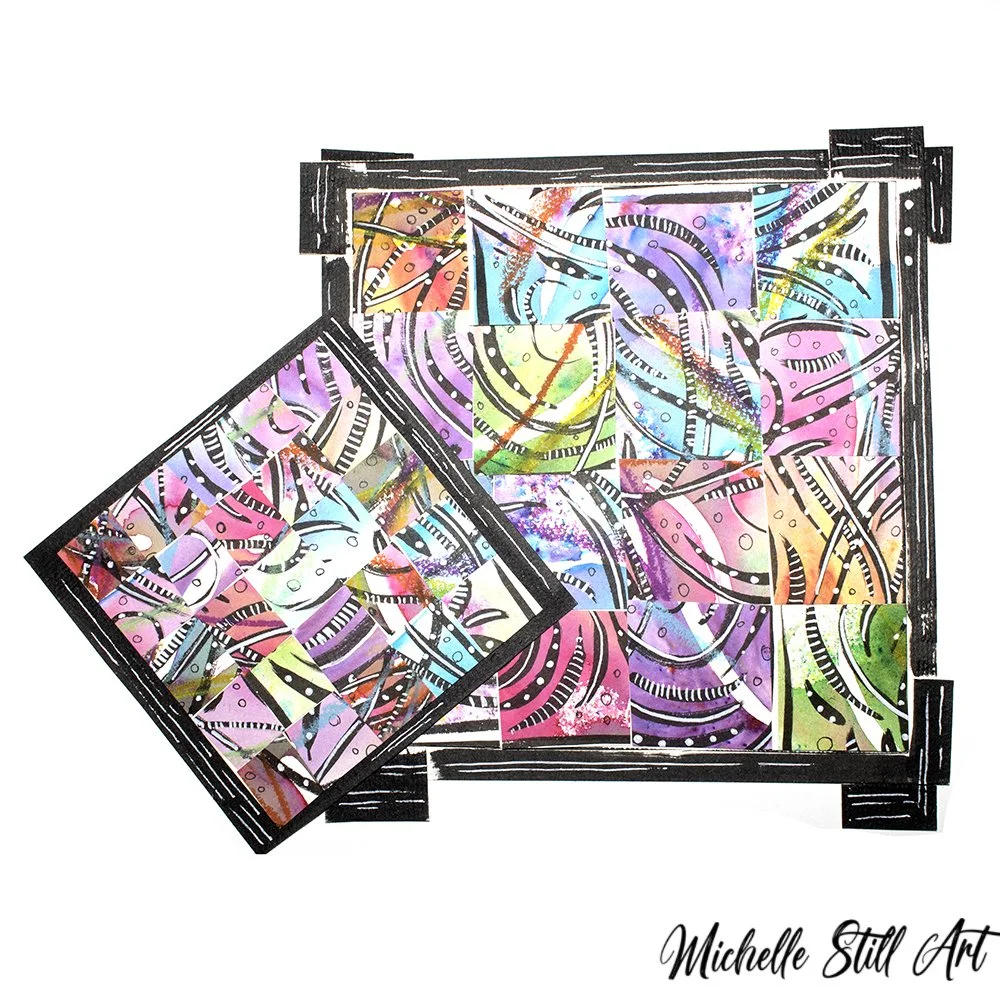 Playing with art pieces