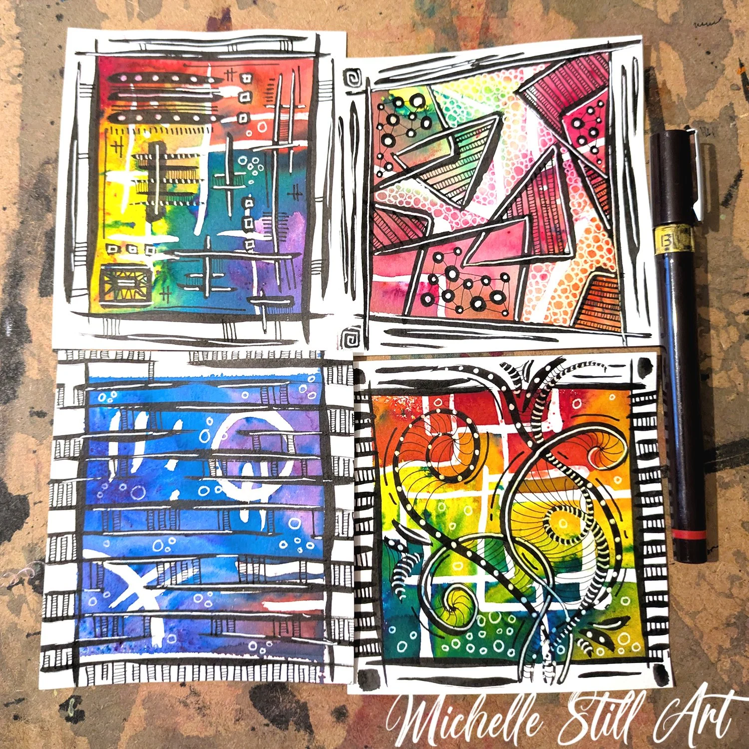 Mini Experimental Art Pieces