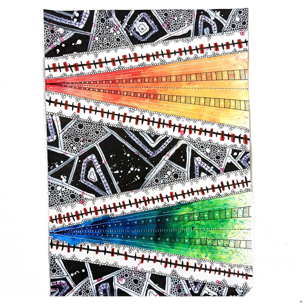 Masking the World Abstract Art