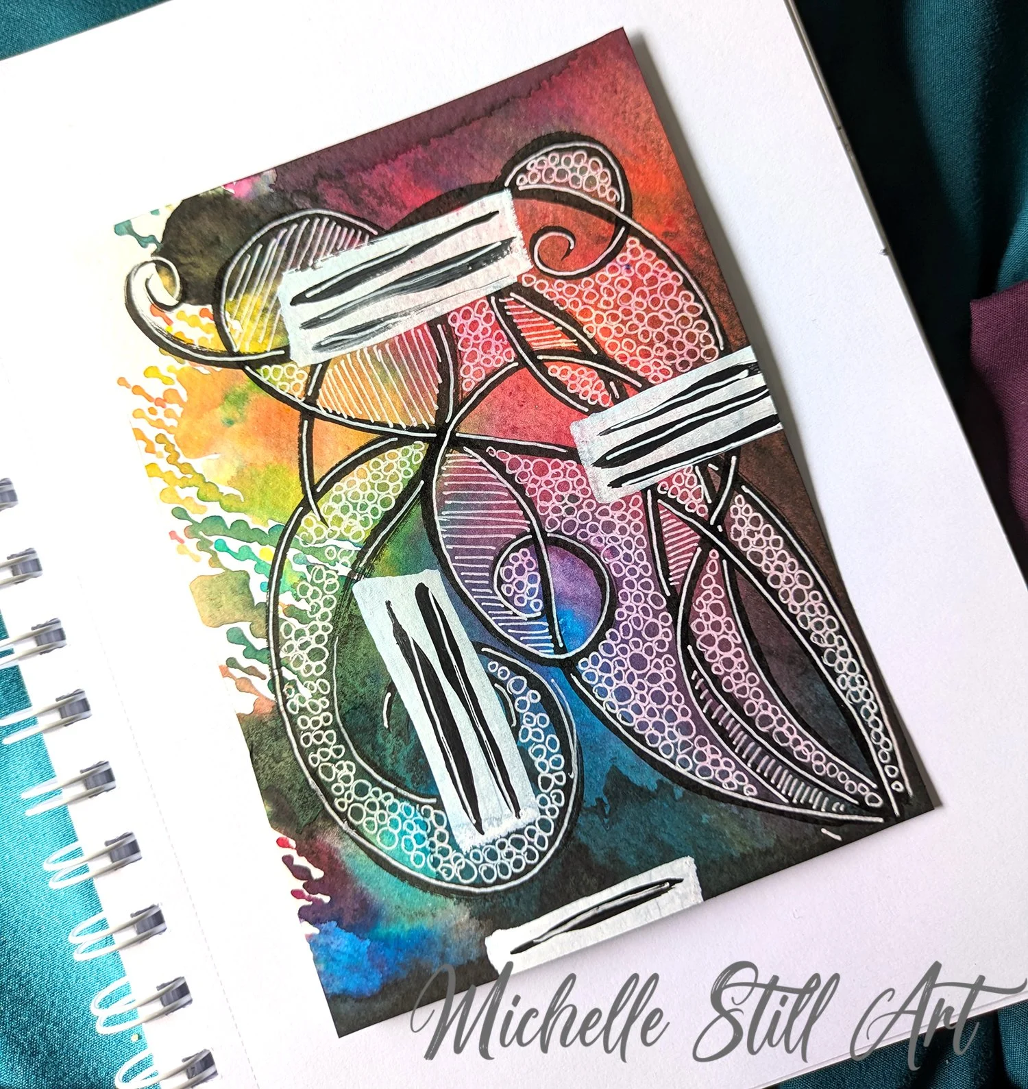 Watercolour Ink Mash Up