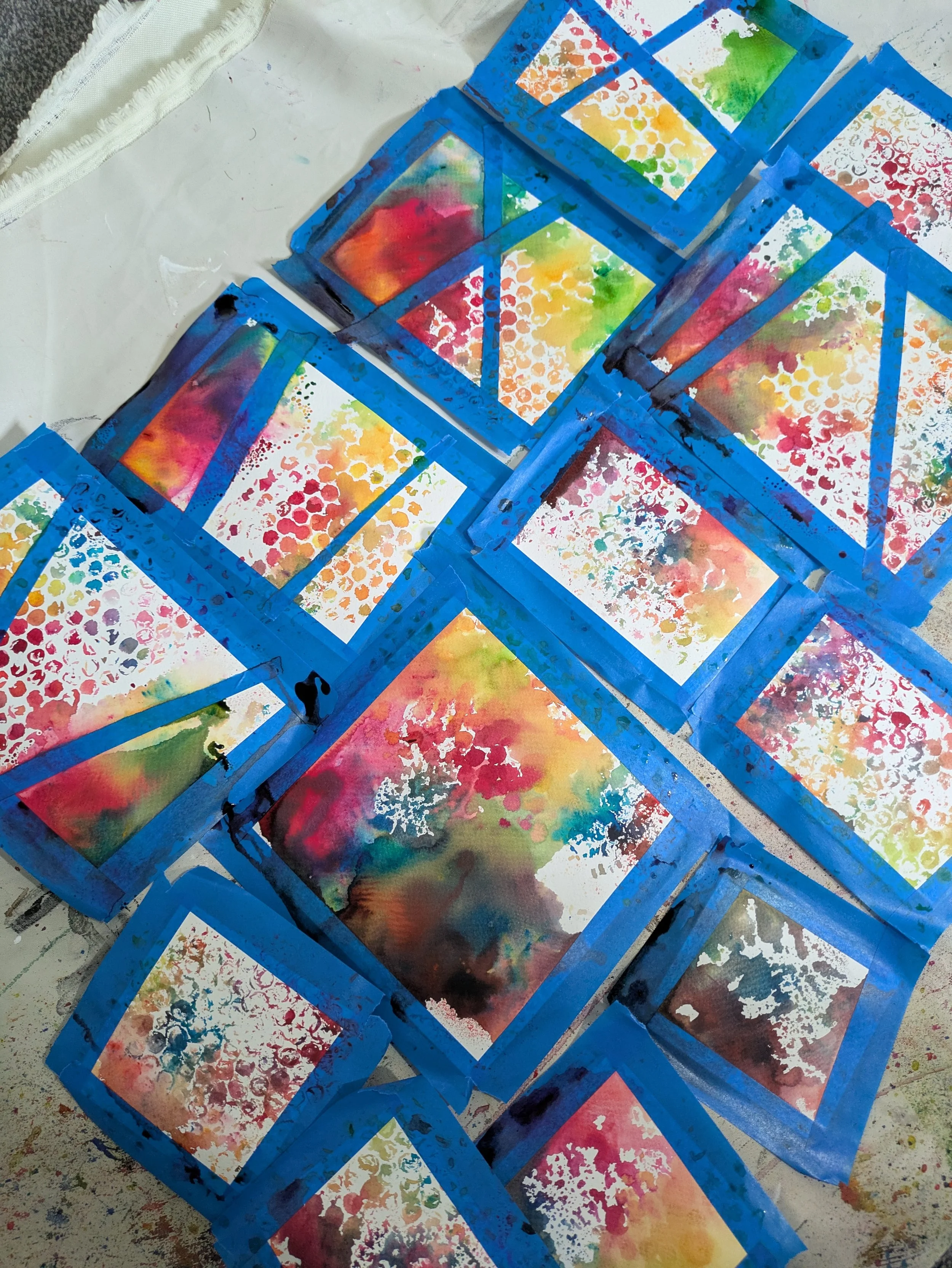 Repetitive Ink Lines