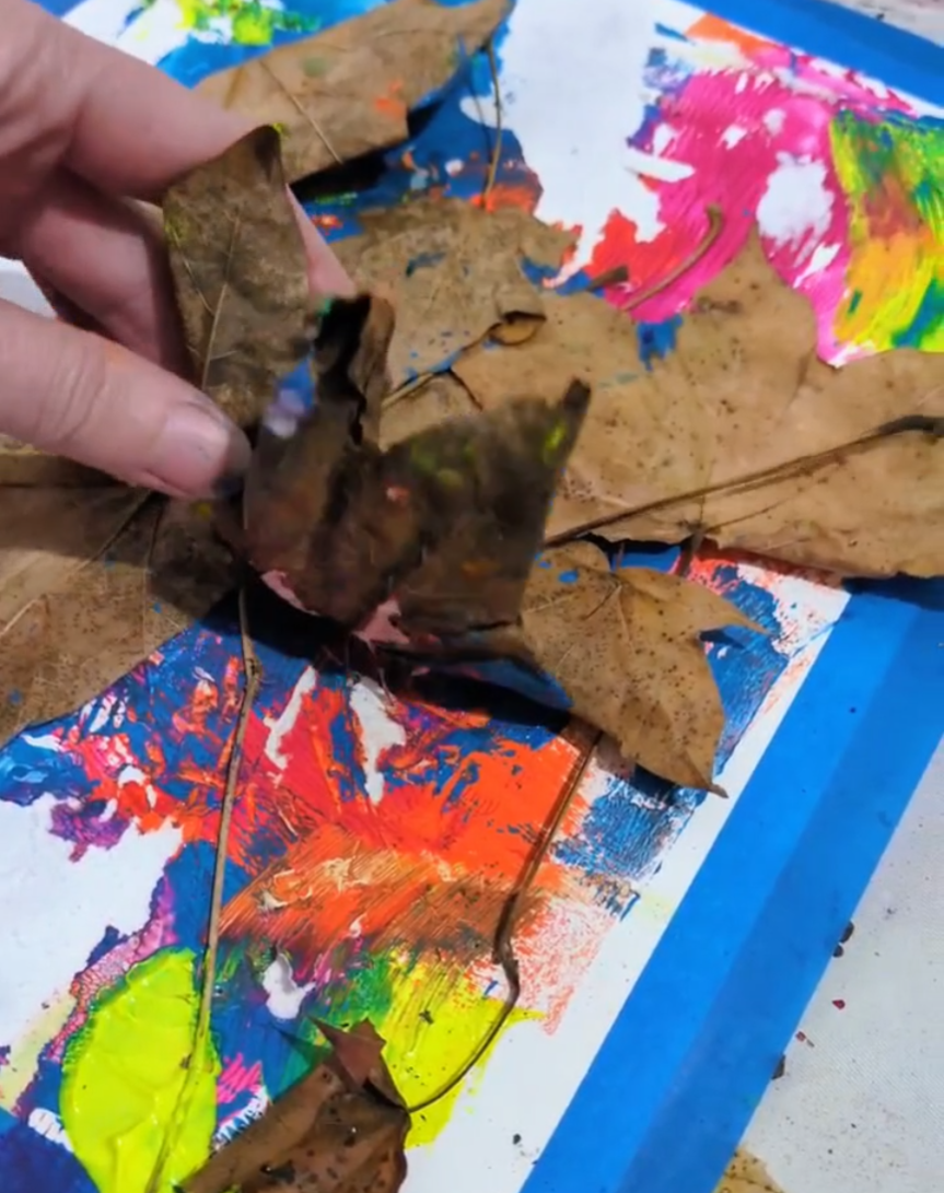 Autumn Leaves and an Art Experiment