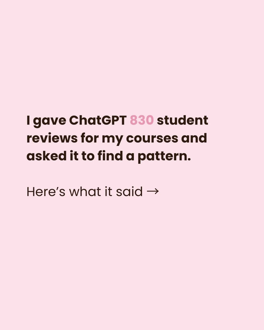 Reviews are awesome, but when you have 830 of them, you know you&rsquo;re just making it harder for people. Ain&rsquo;t no one gonna read 830 reviews 😅.

This is what I do, it&rsquo;s what I&rsquo;m freakin&rsquo; great at: filtering through complic