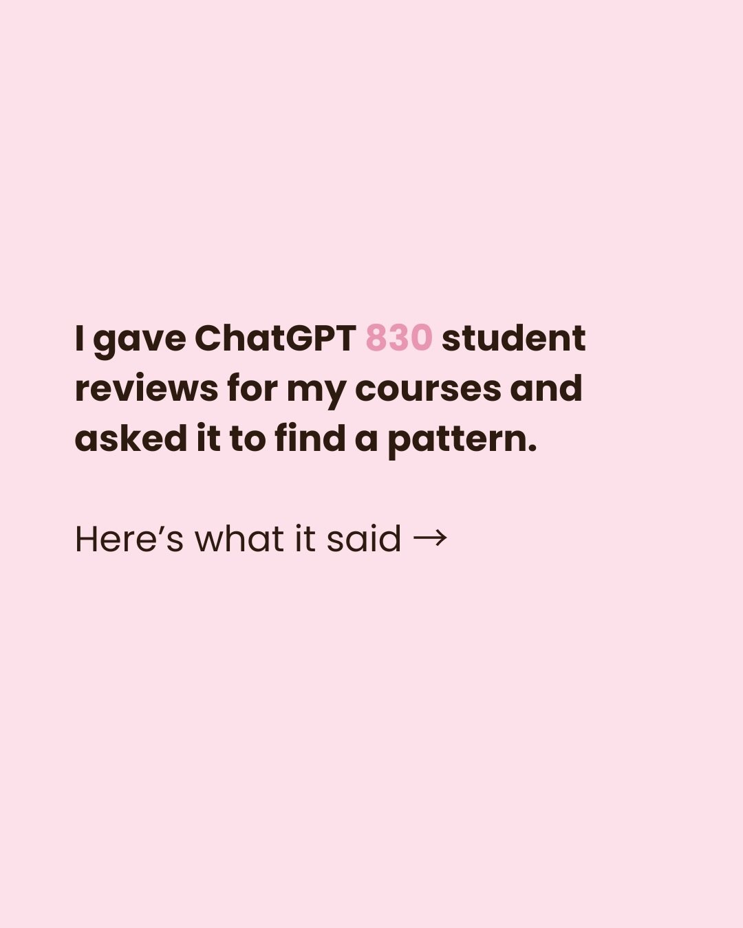 Reviews are awesome, but when you have 830 of them, you know you&rsquo;re just making it harder for people. Ain&rsquo;t no one gonna read 830 reviews 😅.

This is what I do, it&rsquo;s what I&rsquo;m freakin&rsquo; great at: filtering through complic