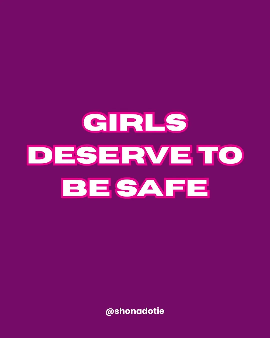 Not only do we deserve it, it is our right. We are seeing the ever present injustice and we&rsquo;re feeling the insecurity. We are still calling for better! There is an urgent need for a better society for all girls and women, starting here in Irela