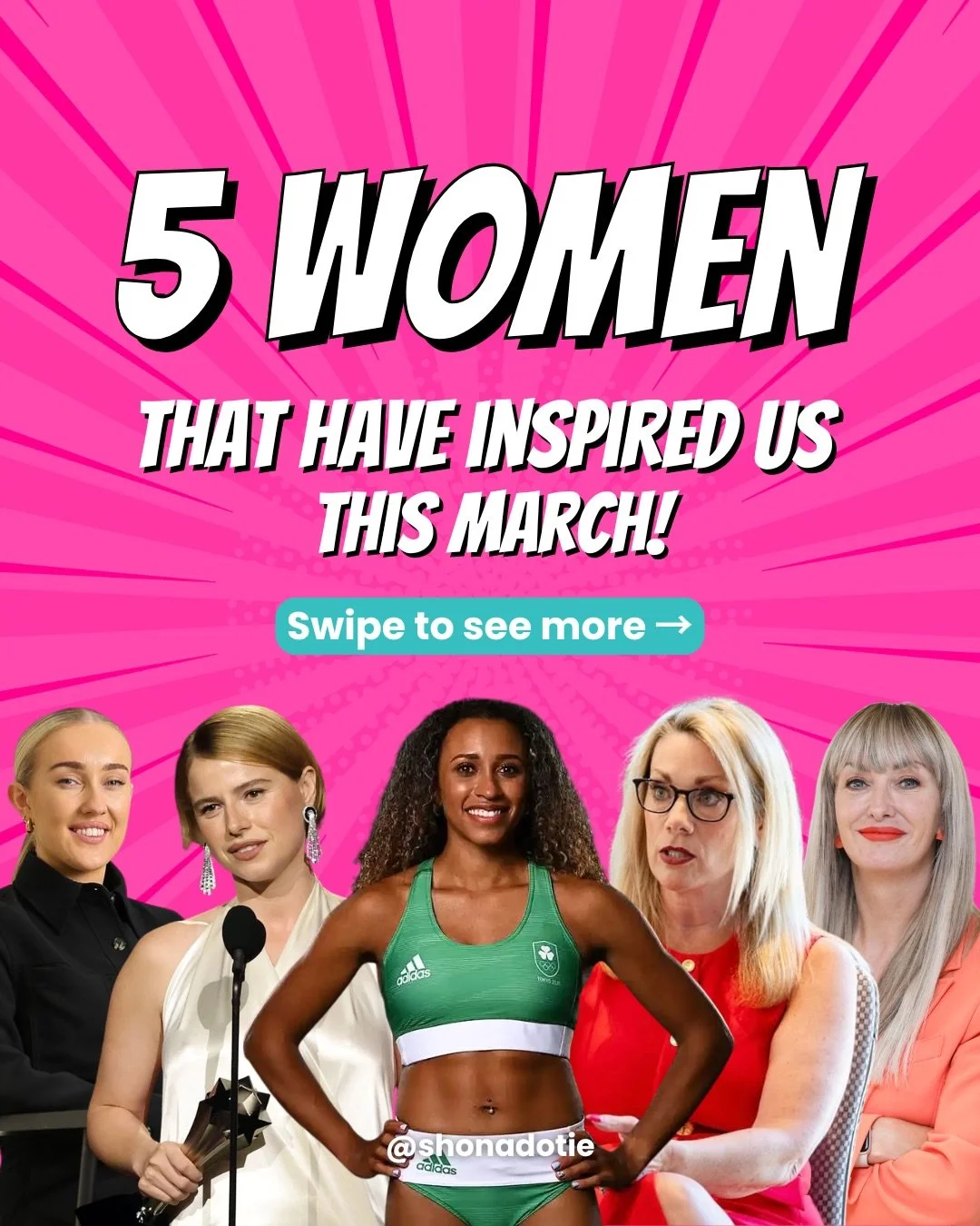 As we wrap up women&rsquo;s history month and all the IWD events we want to give a massive shout out to women who inspired us this month. As always there are no shortages of inspirational women, our team were moved by your work  and we&rsquo;re so pr