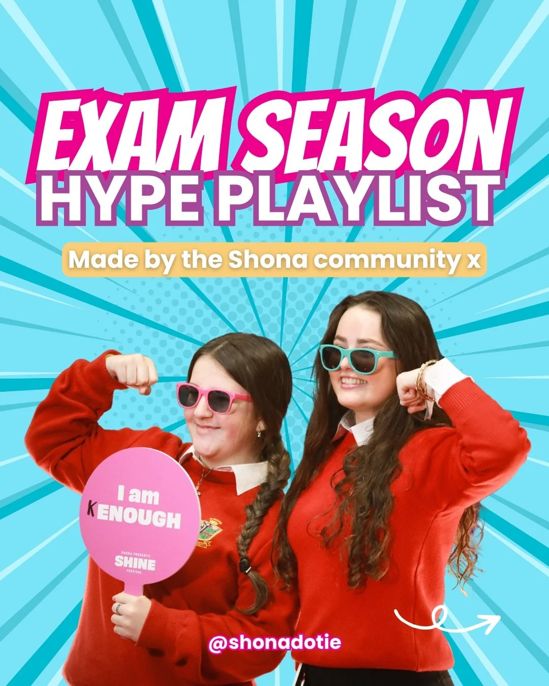 This exam season calls for extra energy, so we created the Ultimate Exam Season Hype Playlist to bring exactly that 🎶 
⁠
With some help from our amazing Shona community, we&rsquo;ve made a playlist full of upbeat, confidence-boosting songs to help y