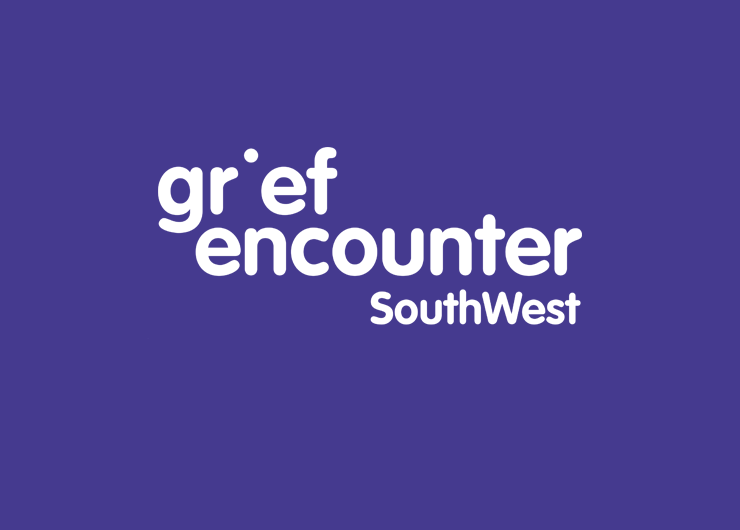 The logo of 'Great Encounter SouthWest' with white text on a purple background.