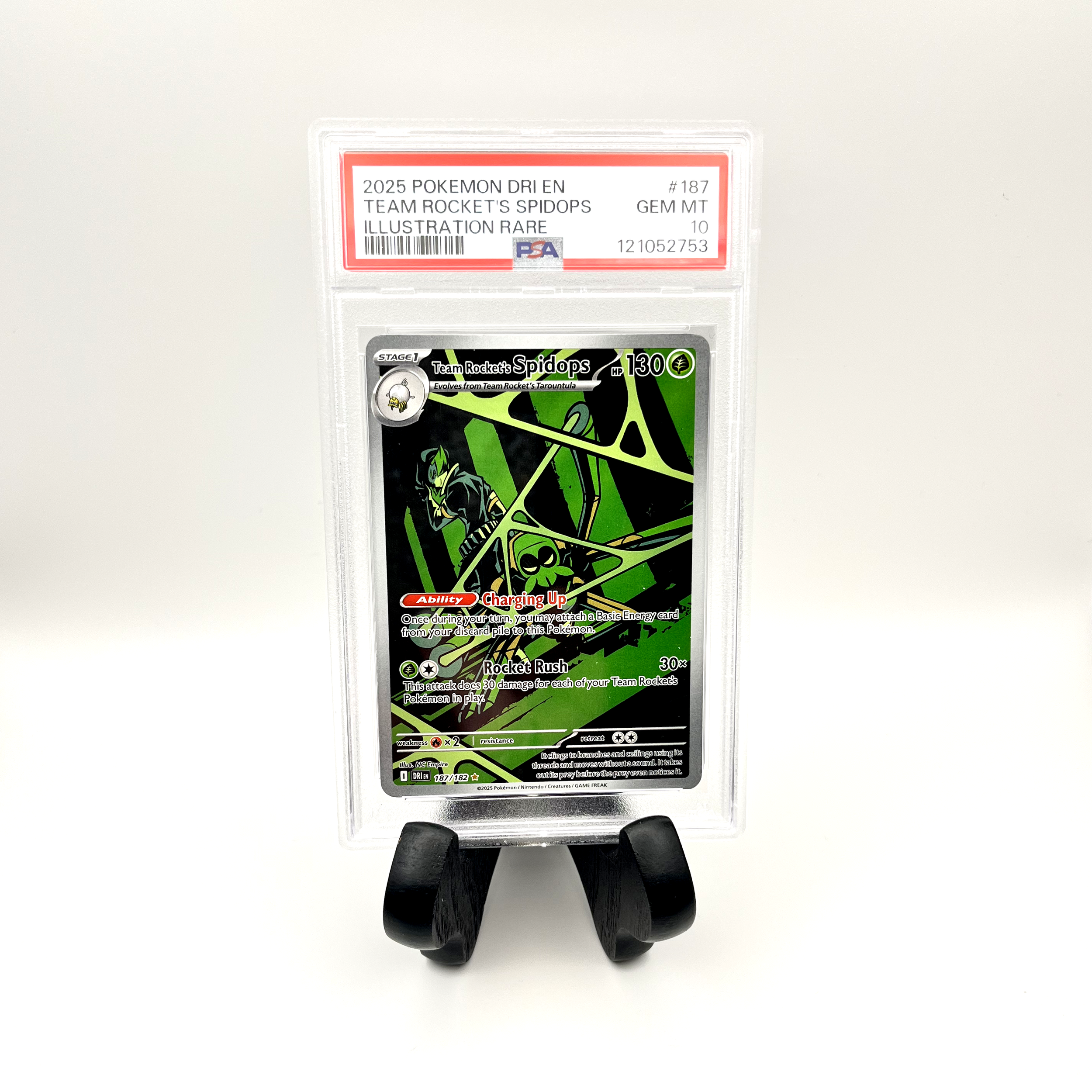 2025 Team Rocket's Spidops PSA 10