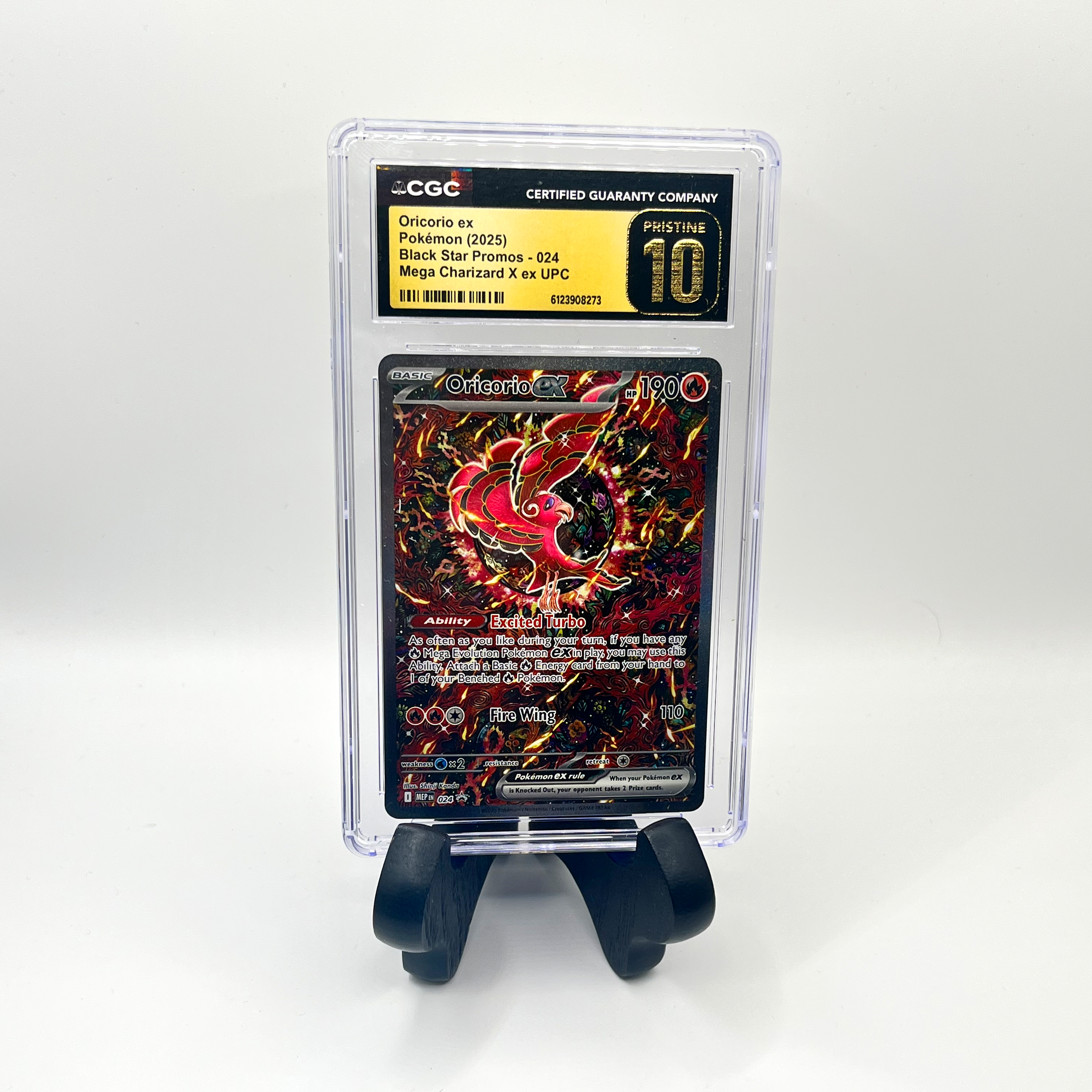 2025 Oricorio EX Promo Pristine 10