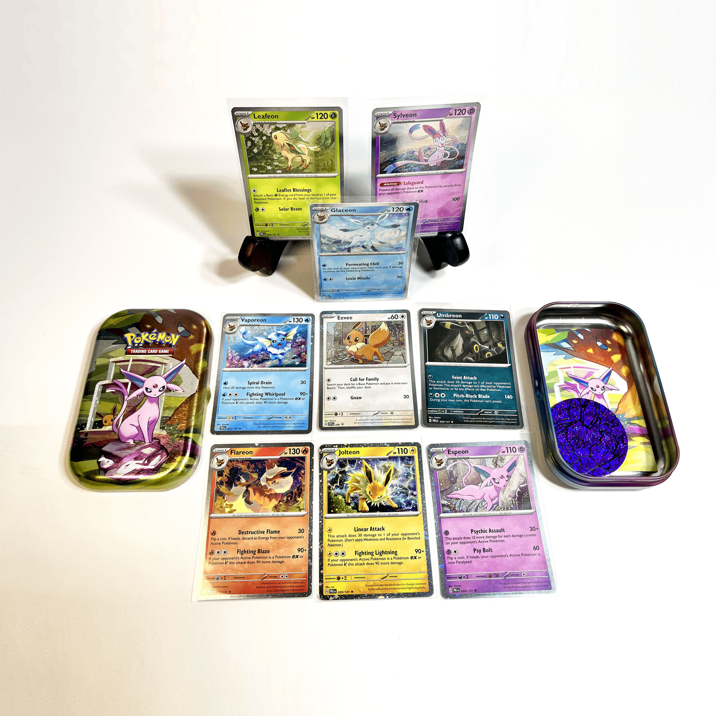 Eveelution Premium Confetti Holo Bundle w/ Espeon Tin