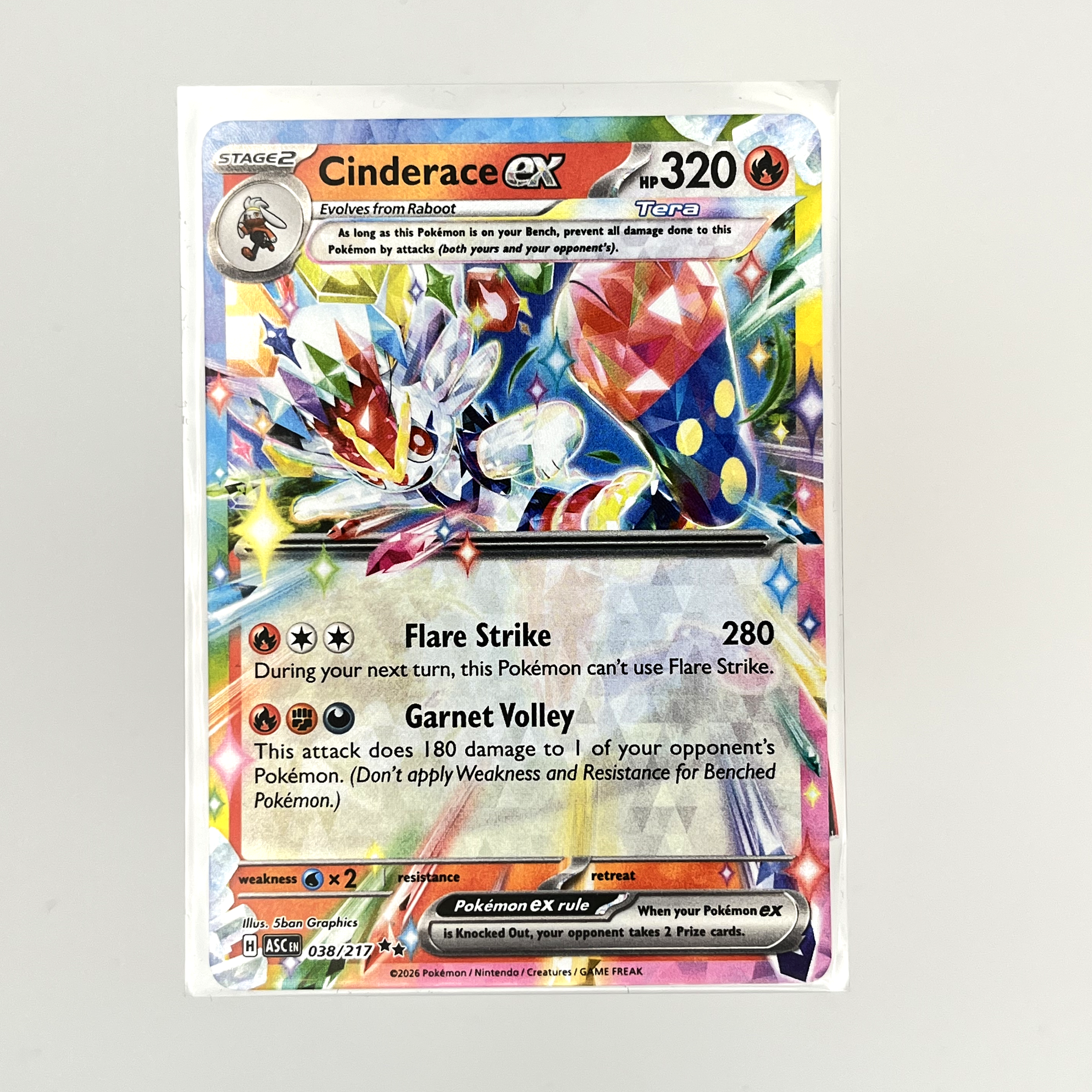 Prismatic Cinderace EX