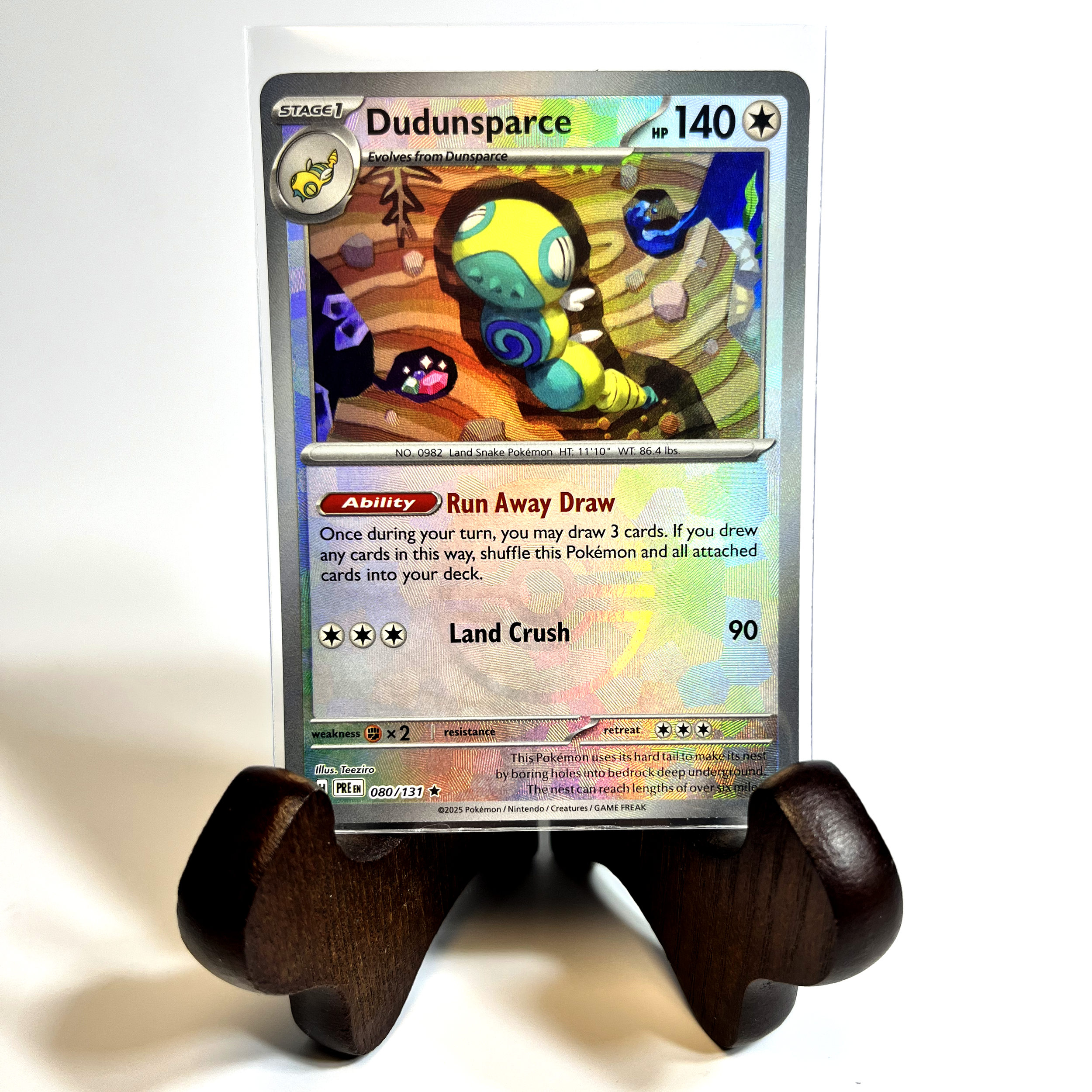 Dudunsparce Pokeball Holo