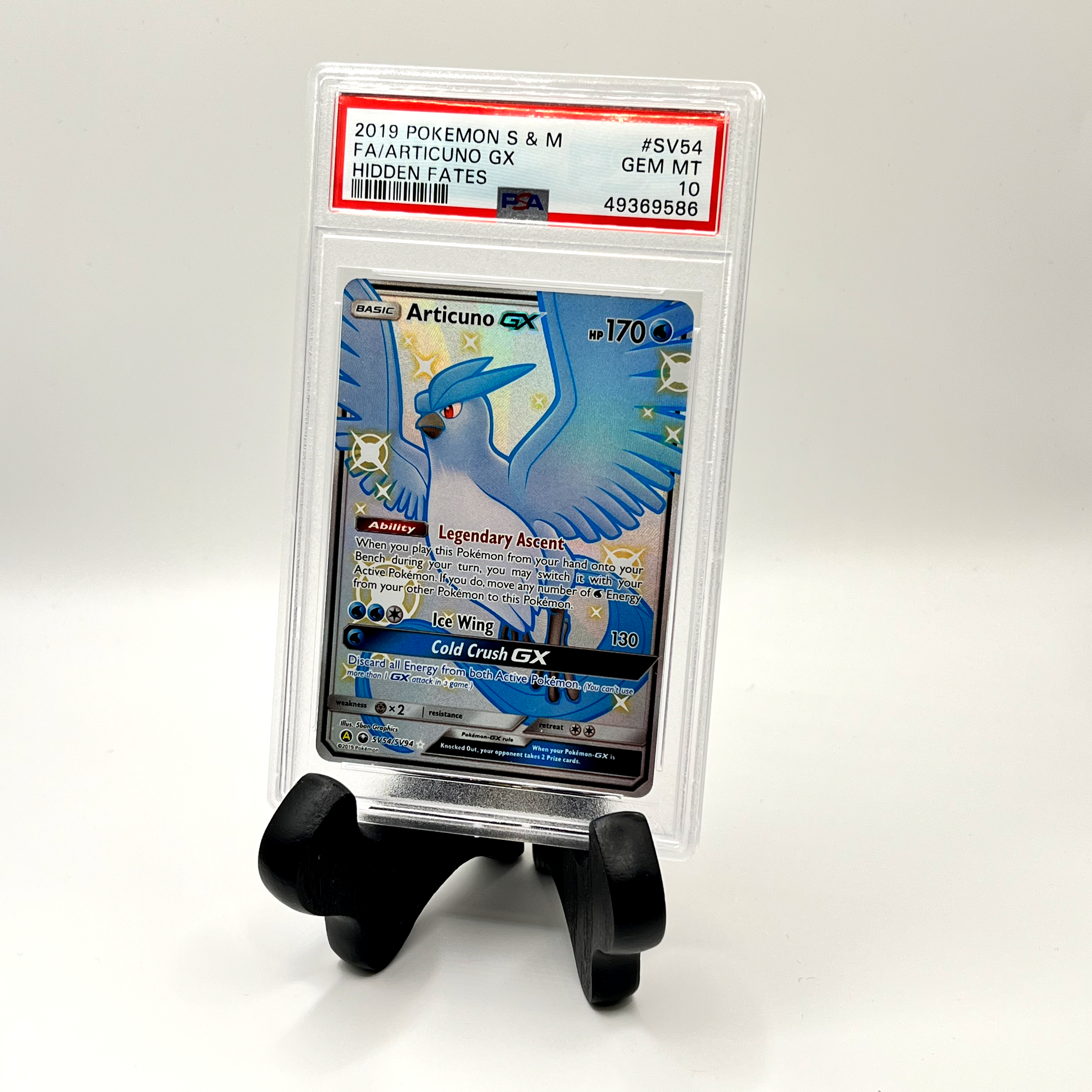 2019 Shiny Articuno GX PSA 10